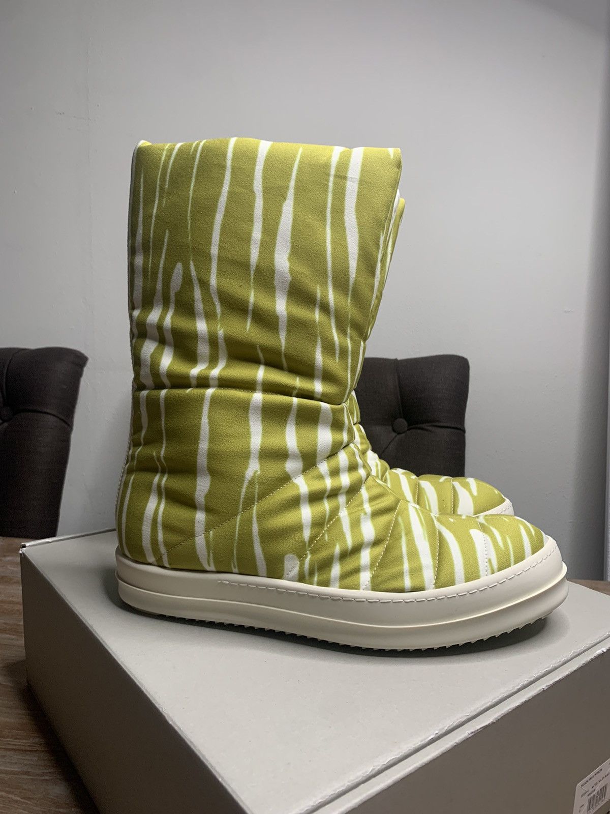 Rick Owens Drkshdw 1-1 ACID PUFFER BOOTS EU44 Size US 11 / EU 44 - 3 Thumbnail