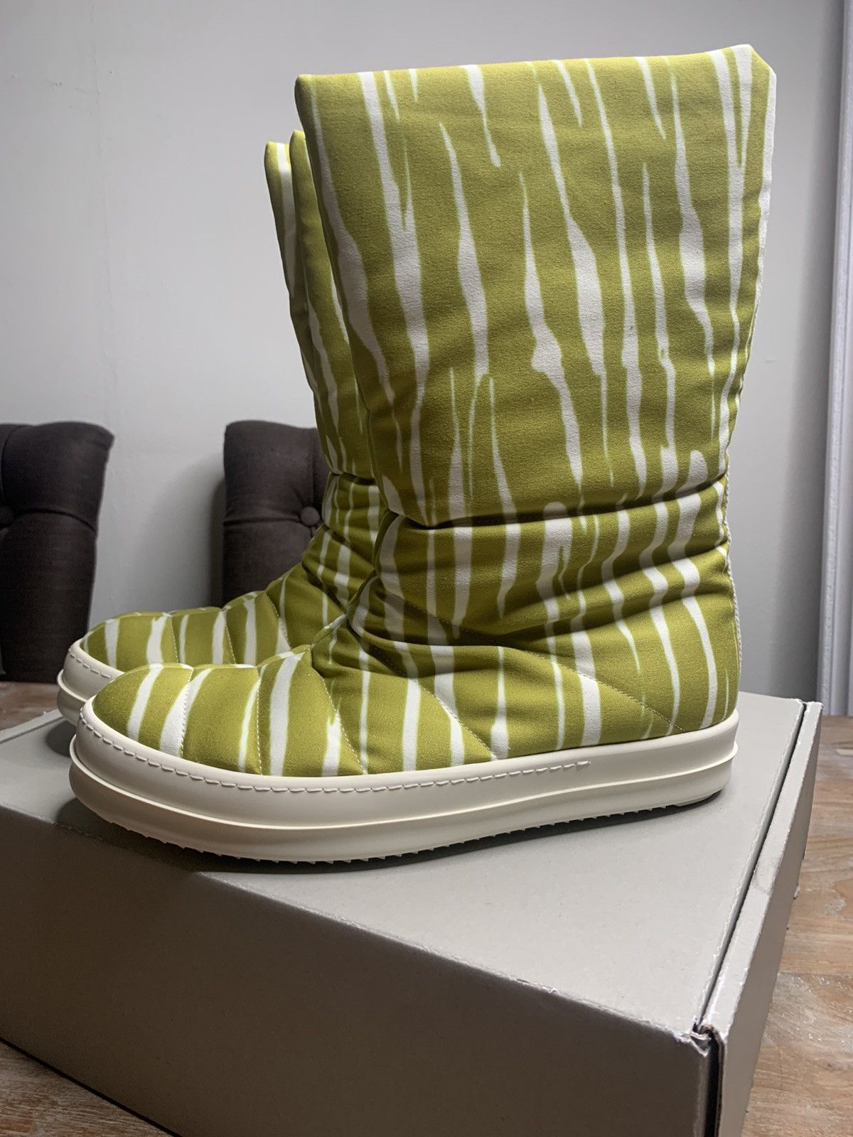 Rick Owens Drkshdw 1-1 ACID PUFFER BOOTS EU44 Size US 11 / EU 44 - 1 Thumbnail