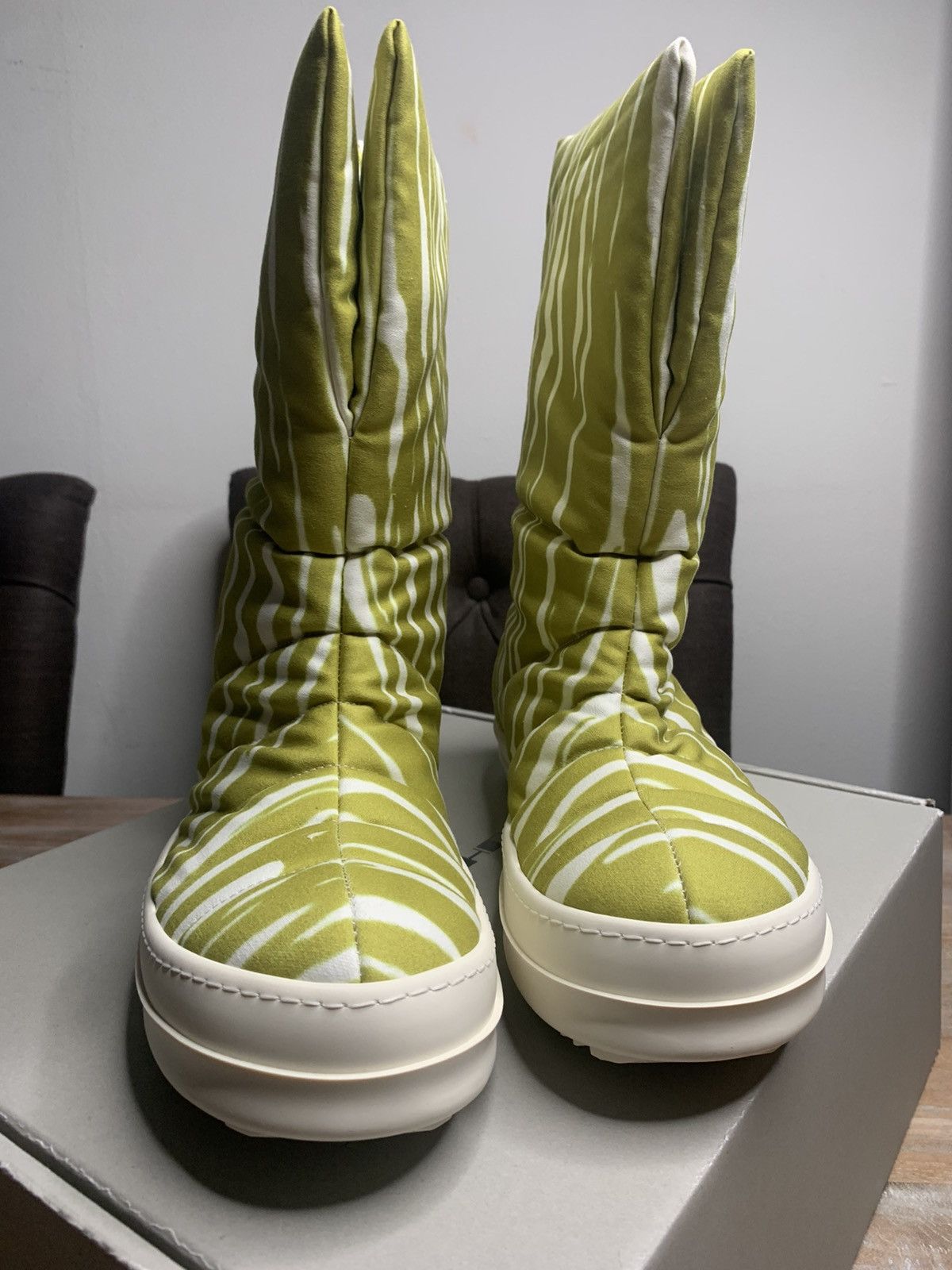 Rick Owens Drkshdw 1-1 ACID PUFFER BOOTS EU44 Size US 11 / EU 44 - 2 Thumbnail