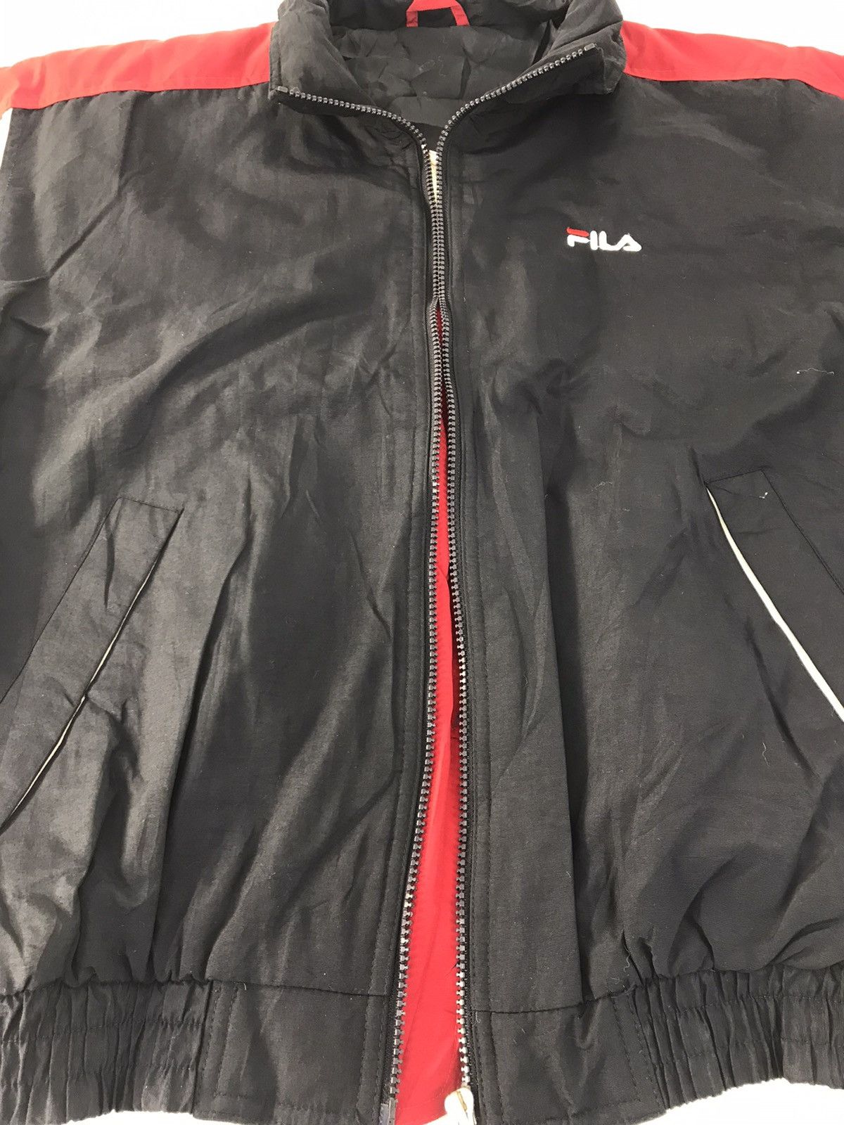 Fila × Vintage Fila Italia California Zipper Bomber Jacket Classic Design Size US L / EU 52-54 / 3 - 4 Thumbnail