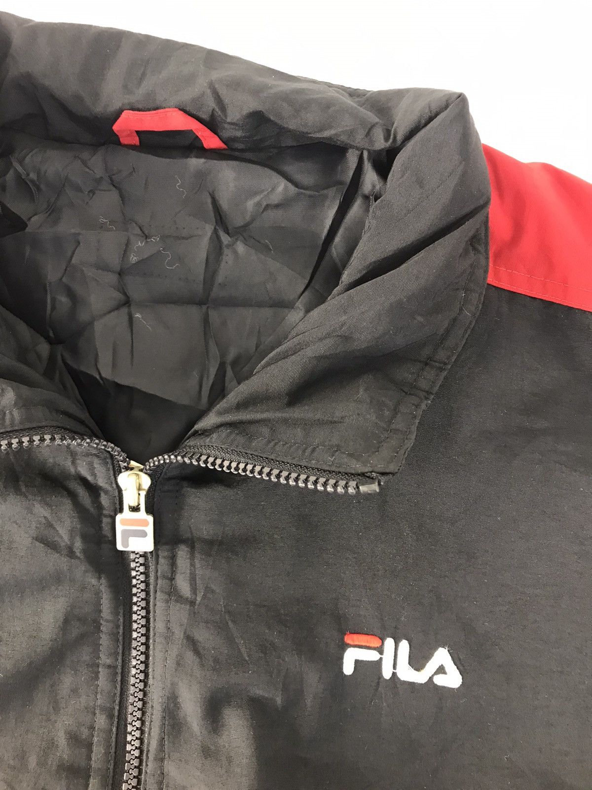 Fila × Vintage Fila Italia California Zipper Bomber Jacket Classic Design Size US L / EU 52-54 / 3 - 3 Thumbnail