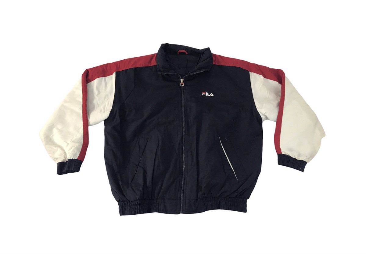 Fila × Vintage Fila Italia California Zipper Bomber Jacket Classic Design Size US L / EU 52-54 / 3 - 1 Thumbnail
