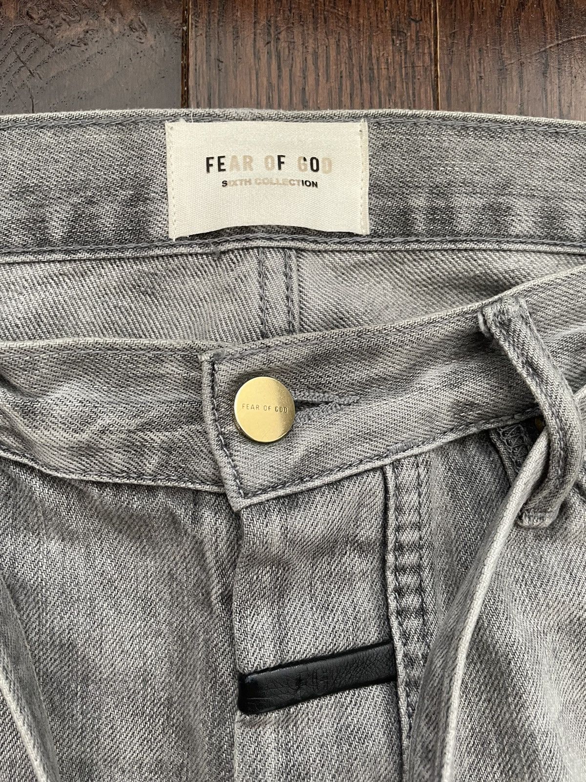 Fear of God Fear of God Sixth Collection Distressed Denim Jeans Gray Size US 30 / EU 46 - 4 Thumbnail