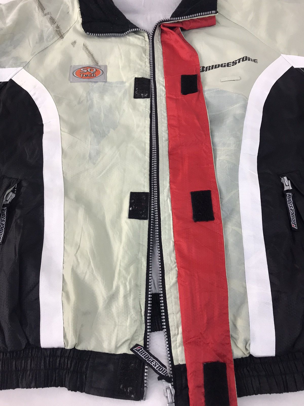 Vintage Bridgestone Windbreaker Nylon Jacket Big Logo Winter Wear Size US XL / EU 56 / 4 - 6 Thumbnail