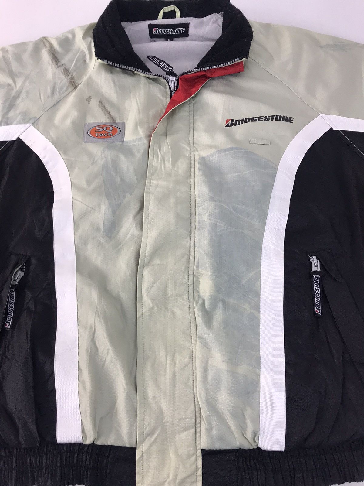 Vintage Bridgestone Windbreaker Nylon Jacket Big Logo Winter Wear Size US XL / EU 56 / 4 - 4 Thumbnail