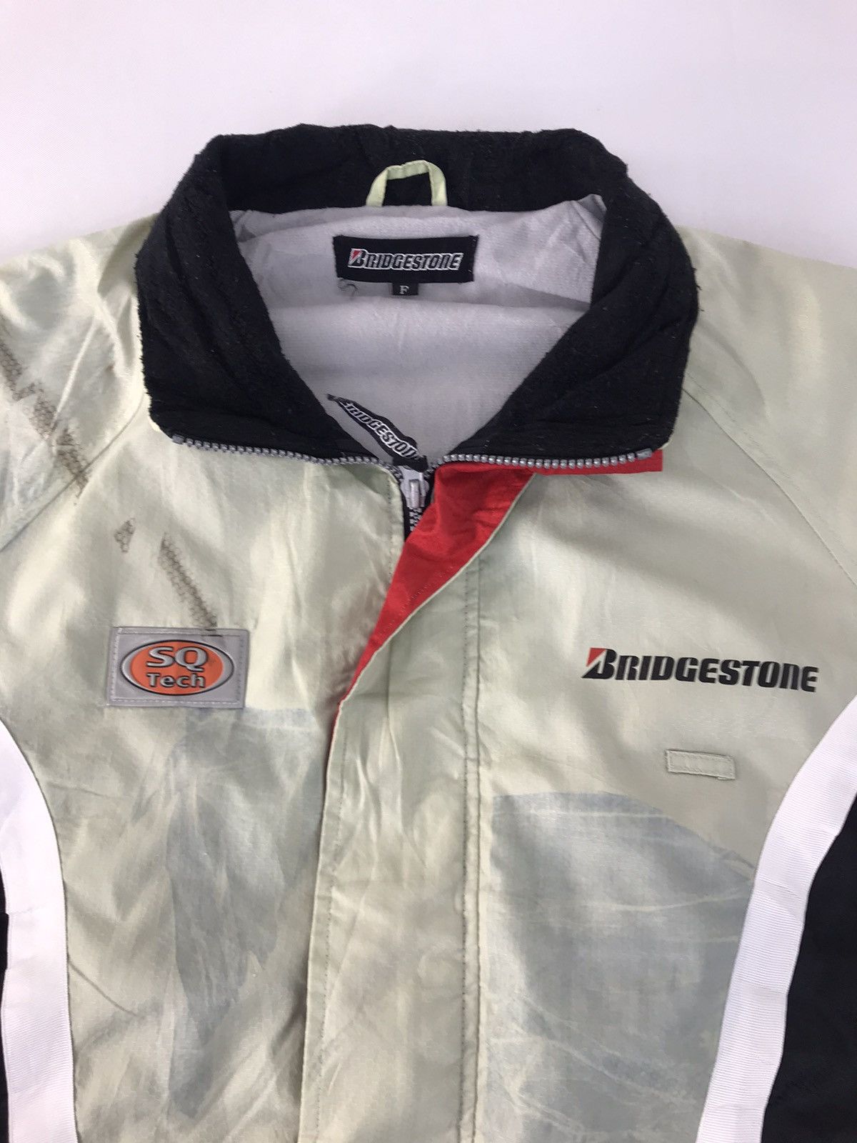 Vintage Bridgestone Windbreaker Nylon Jacket Big Logo Winter Wear Size US XL / EU 56 / 4 - 3 Thumbnail