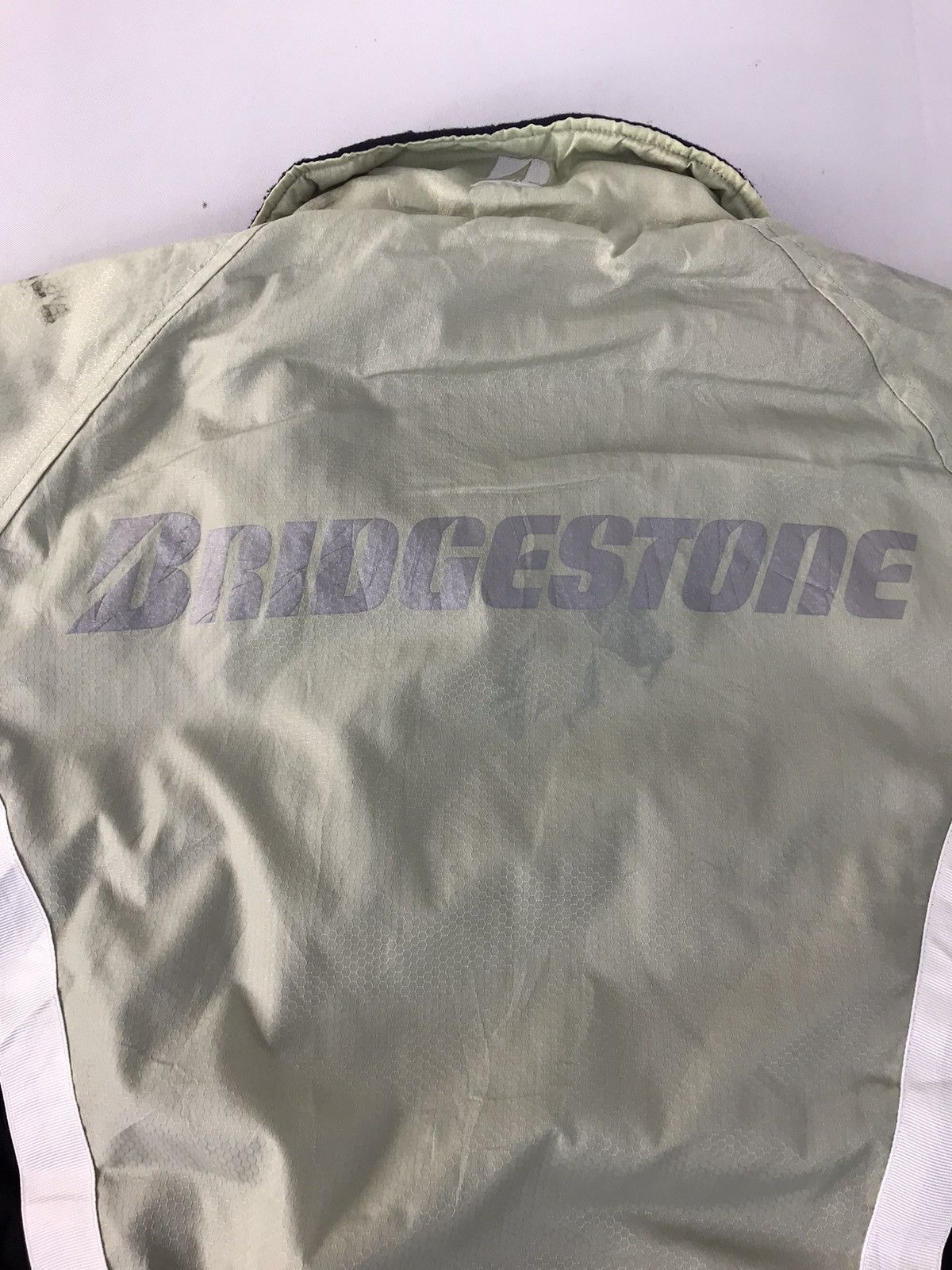 Vintage Bridgestone Windbreaker Nylon Jacket Big Logo Winter Wear Size US XL / EU 56 / 4 - 11 Thumbnail