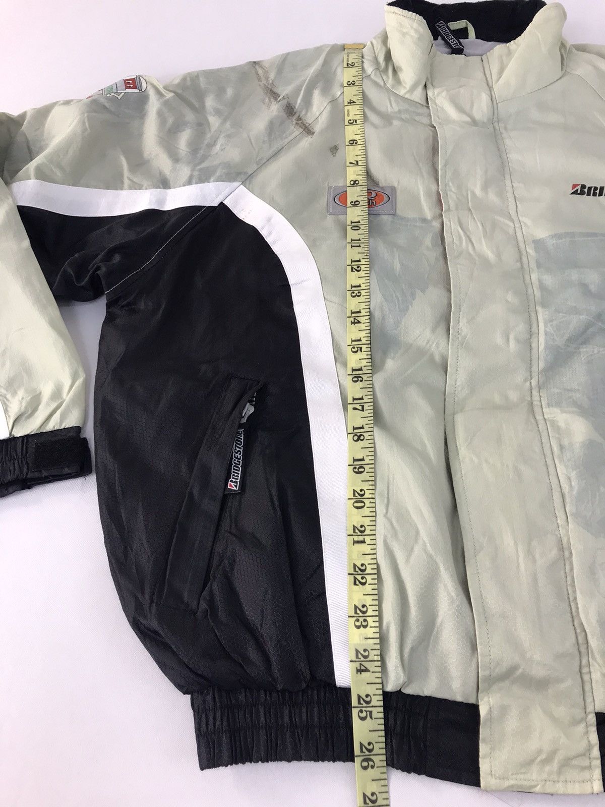 Vintage Bridgestone Windbreaker Nylon Jacket Big Logo Winter Wear Size US XL / EU 56 / 4 - 13 Thumbnail