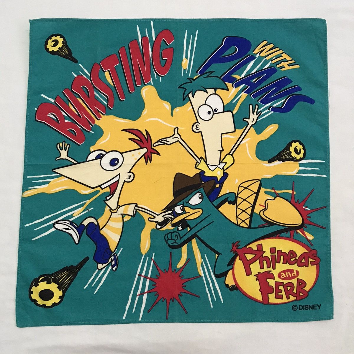 Cartoon Network × Disney 4 Pieces Cartoon handkerchief bandana neckerchief Size ONE SIZE - 15 Thumbnail