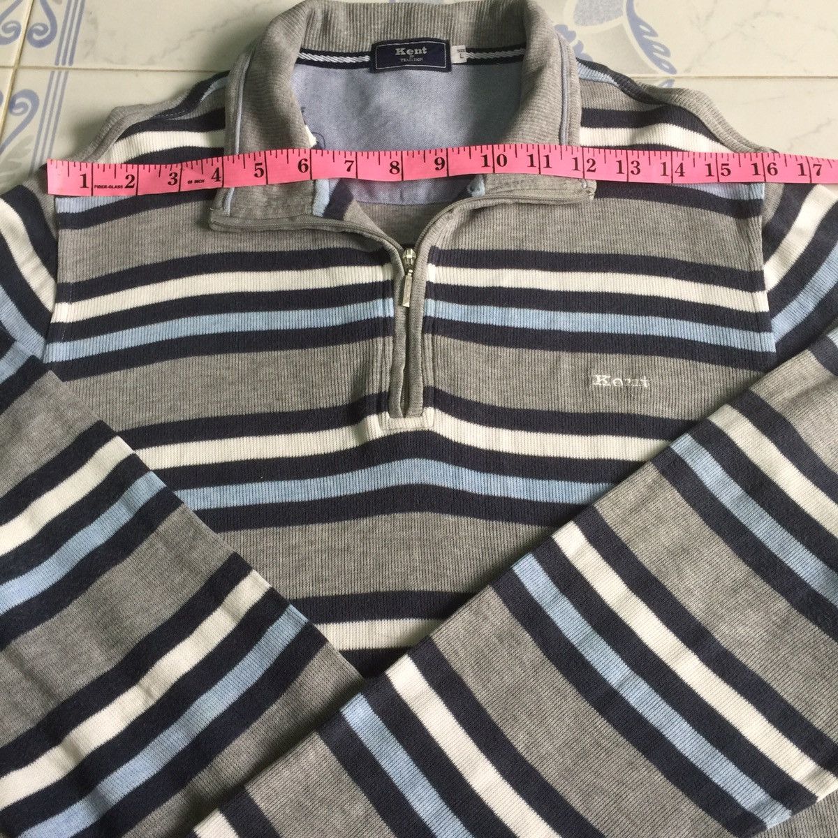 Japanese Brand Kent In Traditional Sweatshirt Spellout Small Logo Size US L / EU 52-54 / 3 - 3 Thumbnail