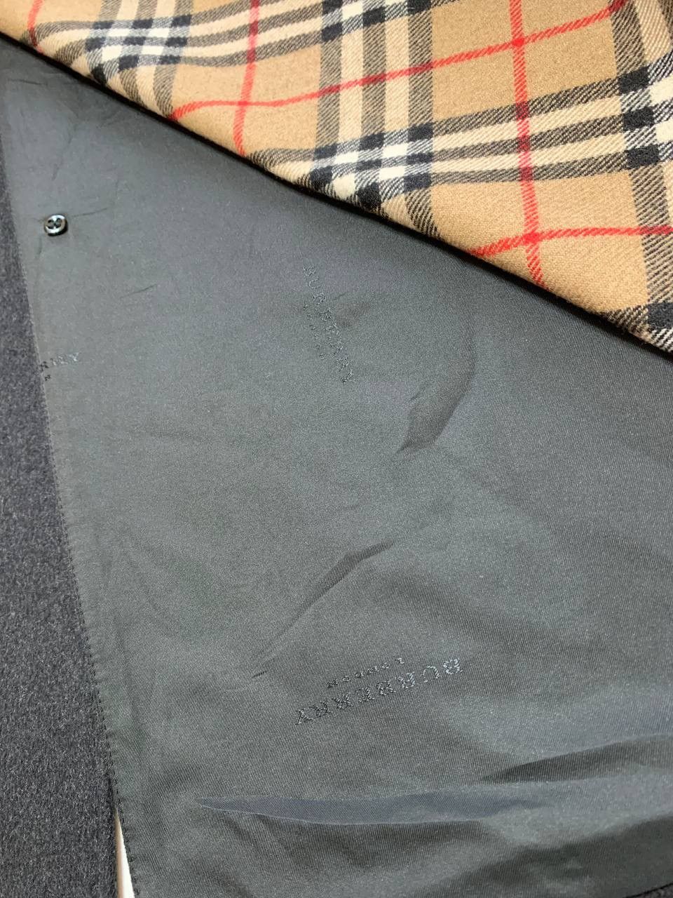 Burberry Burberry wool nova check black trench coat Size US L / EU 52-54 / 3 - 8 Thumbnail