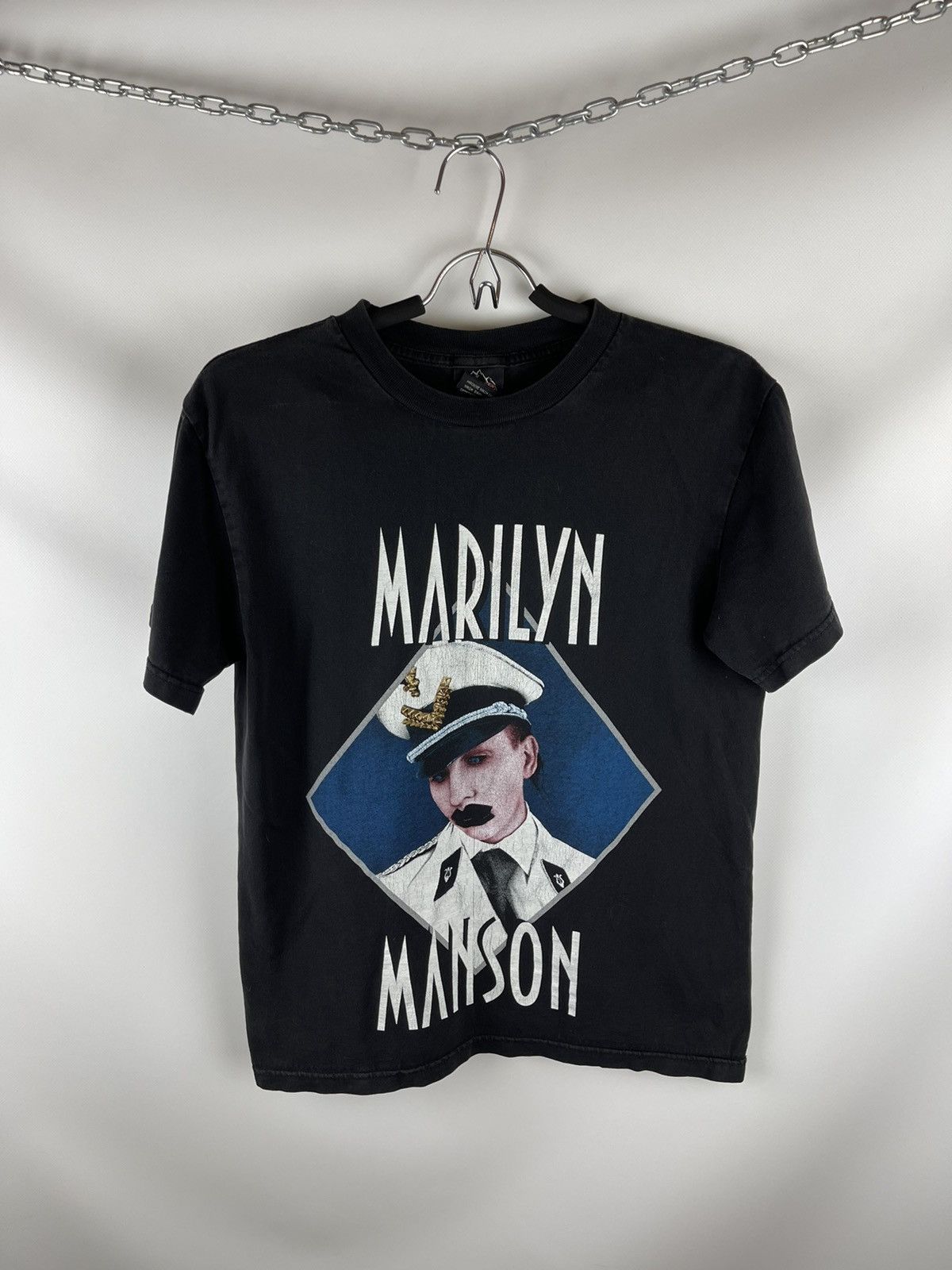 Band Tees × Marilyn Manson × Vintage Marilyn Manson vintage big logo band tee shirt Size US M / EU 48-50 / 2 - 1 Thumbnail