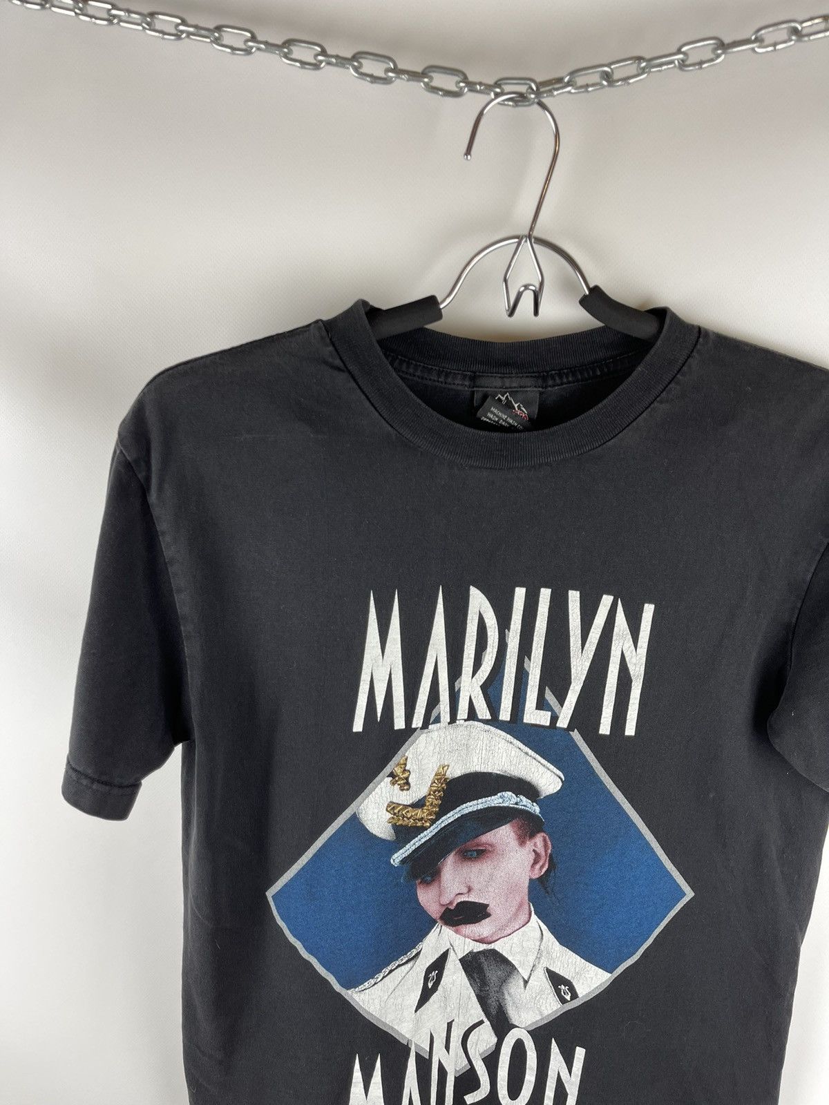 Band Tees × Marilyn Manson × Vintage Marilyn Manson vintage big logo band tee shirt Size US M / EU 48-50 / 2 - 3 Thumbnail