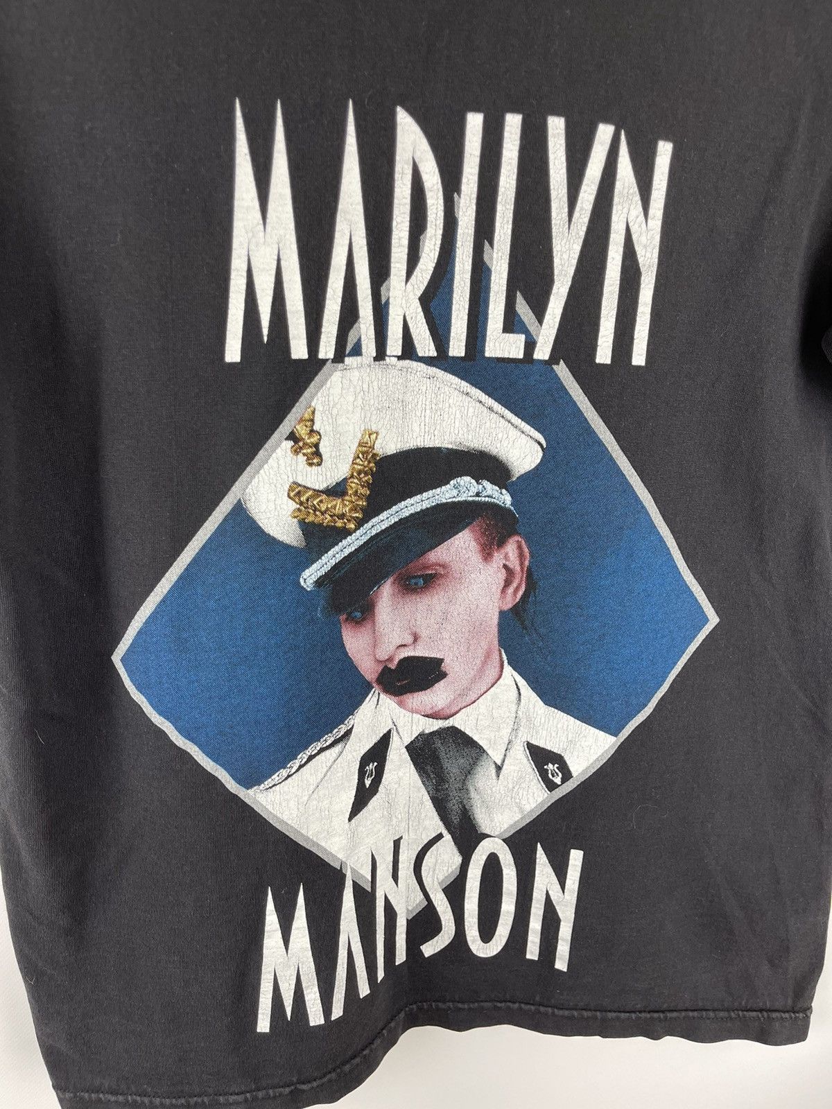 Band Tees × Marilyn Manson × Vintage Marilyn Manson vintage big logo band tee shirt Size US M / EU 48-50 / 2 - 6 Thumbnail