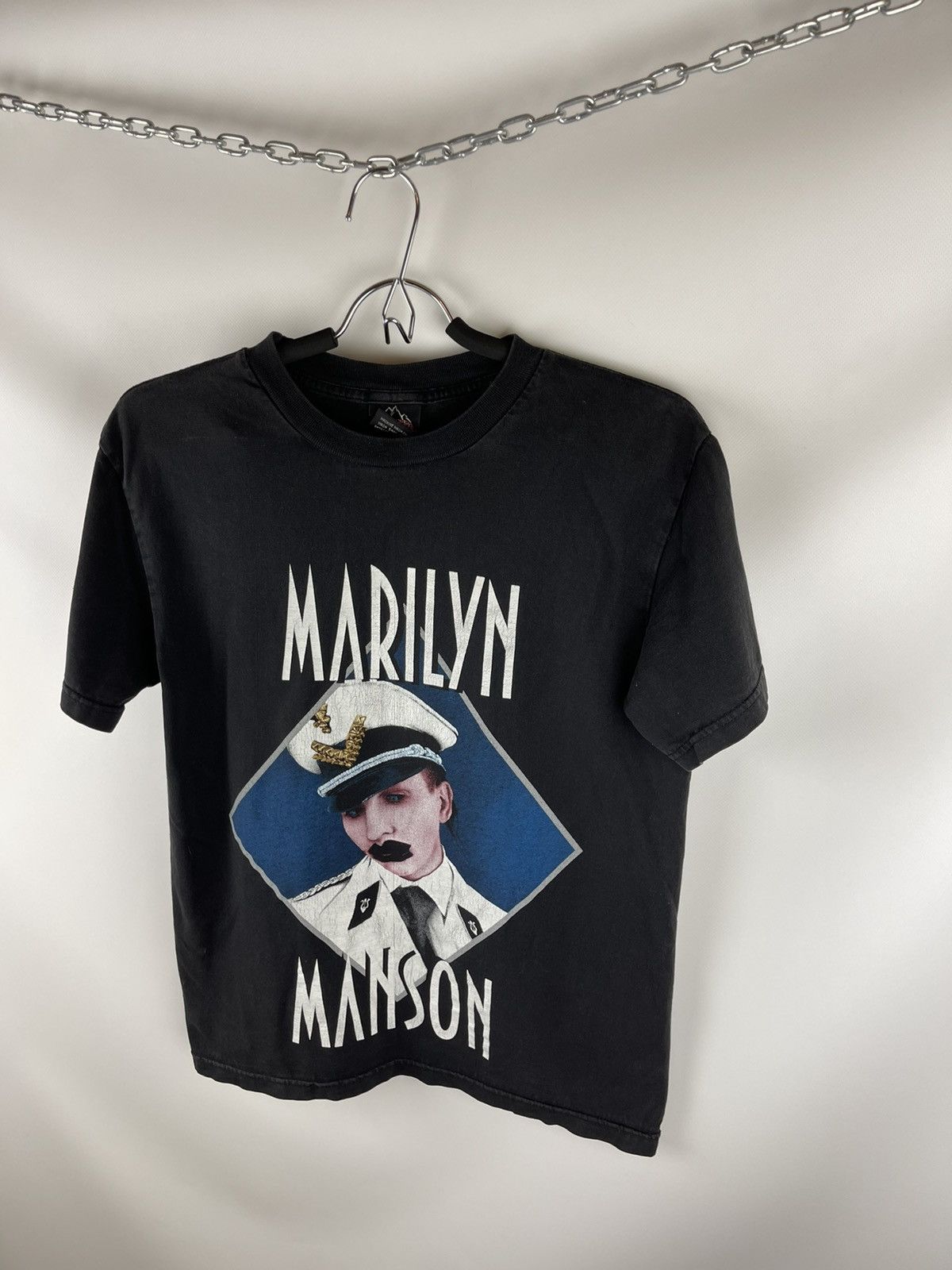 Band Tees × Marilyn Manson × Vintage Marilyn Manson vintage big logo band tee shirt Size US M / EU 48-50 / 2 - 5 Thumbnail
