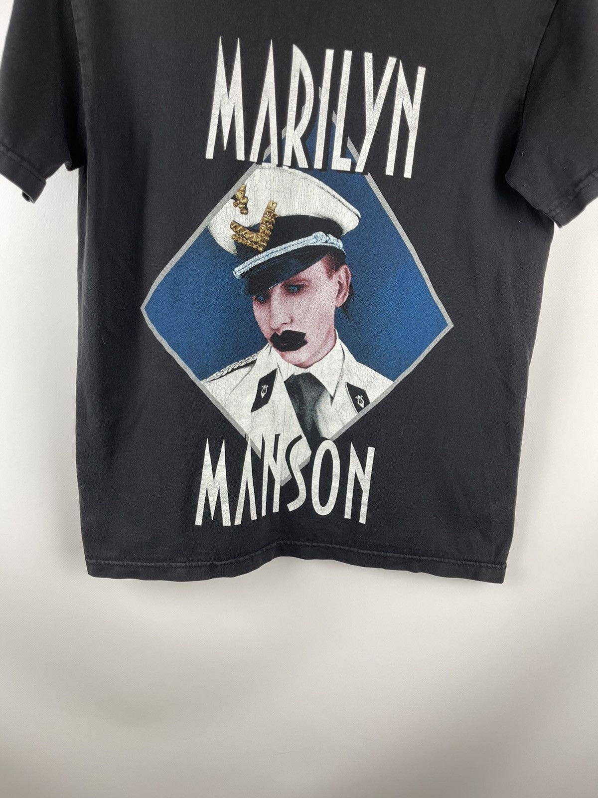 Band Tees × Marilyn Manson × Vintage Marilyn Manson vintage big logo band tee shirt Size US M / EU 48-50 / 2 - 4 Thumbnail