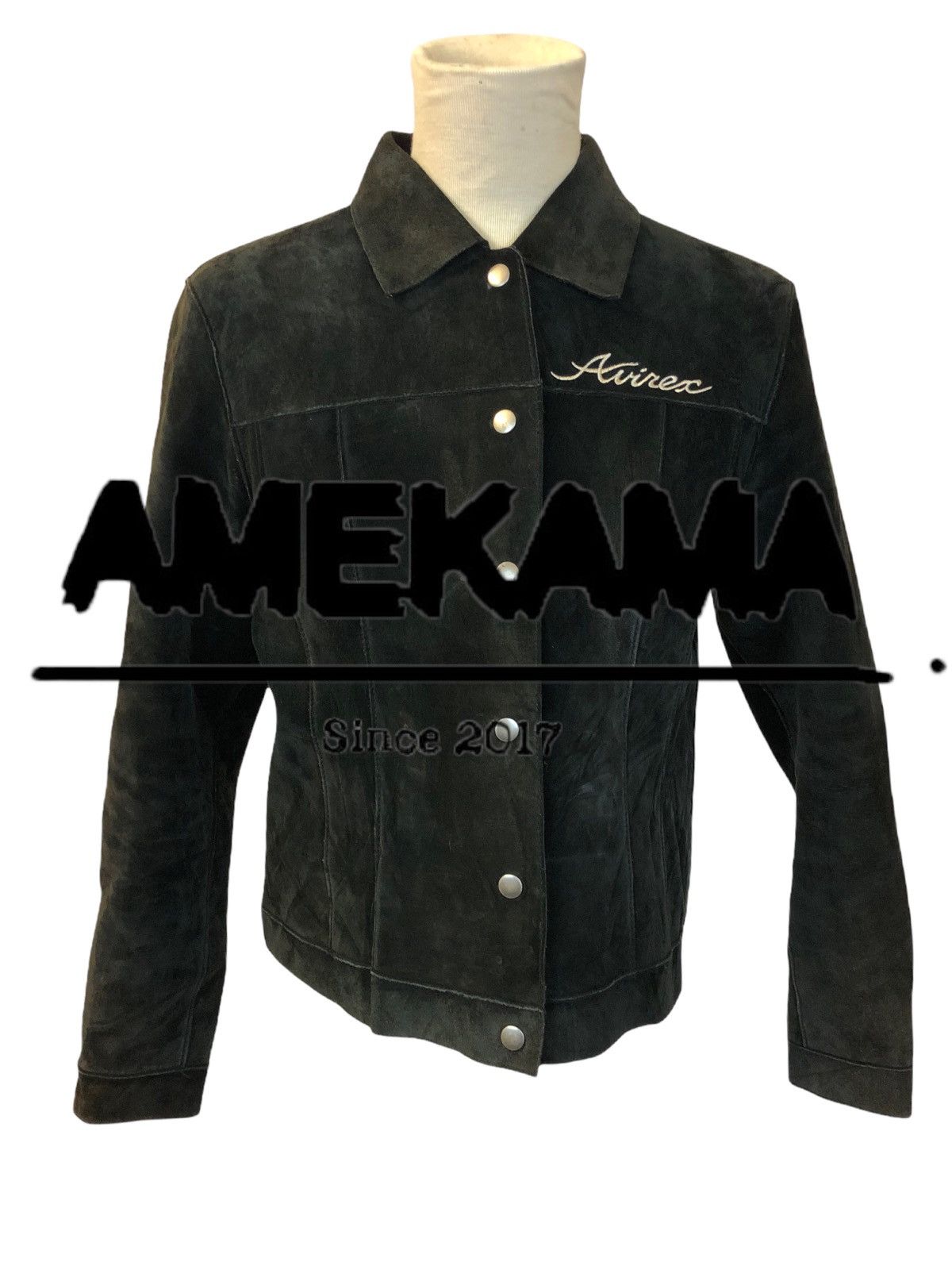 Avirex Rare!! Archival Avirex Suede Leather Jacket Size US M / EU 48-50 / 2 - 13 Thumbnail