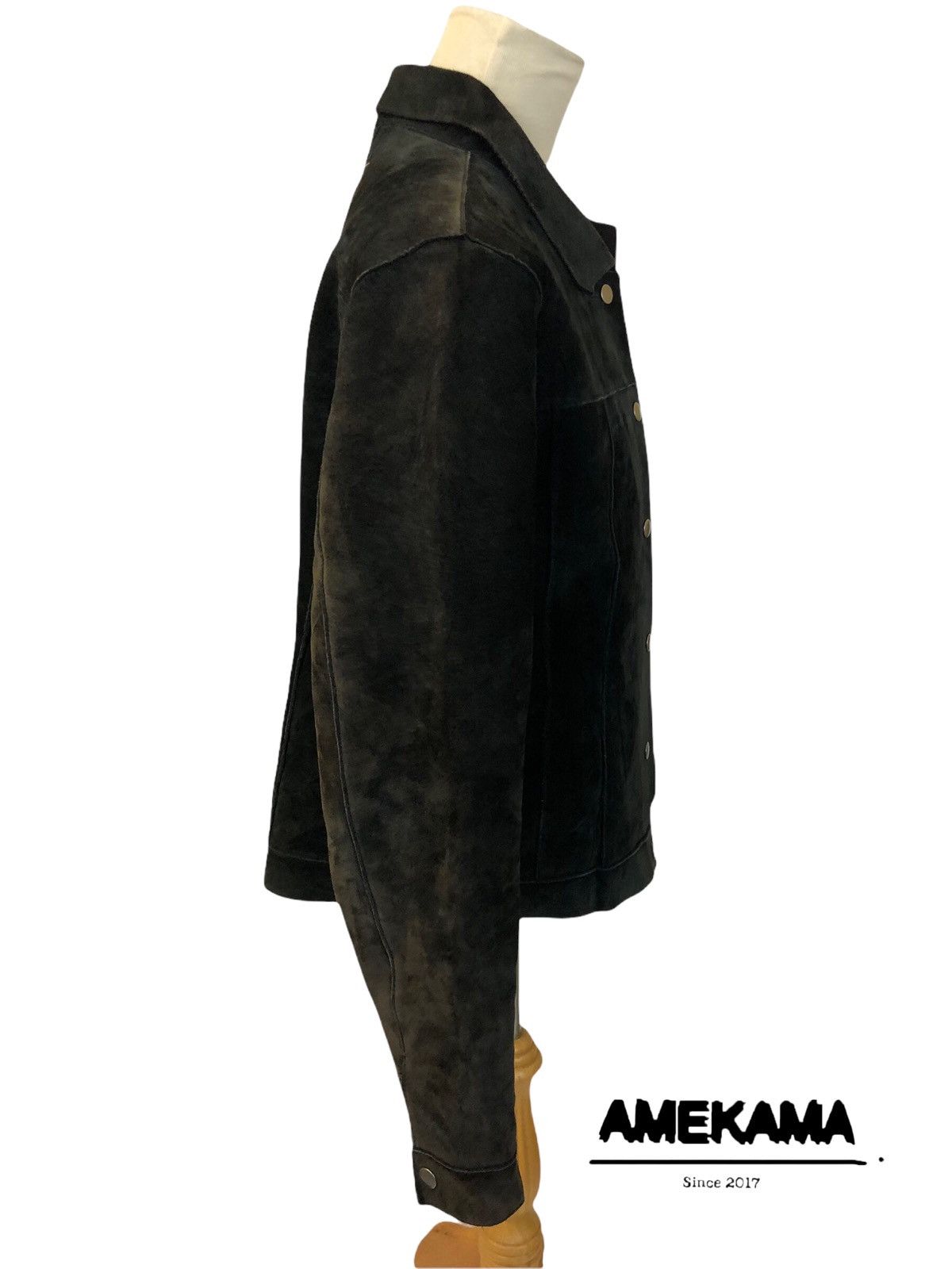 Avirex Rare!! Archival Avirex Suede Leather Jacket Size US M / EU 48-50 / 2 - 9 Thumbnail