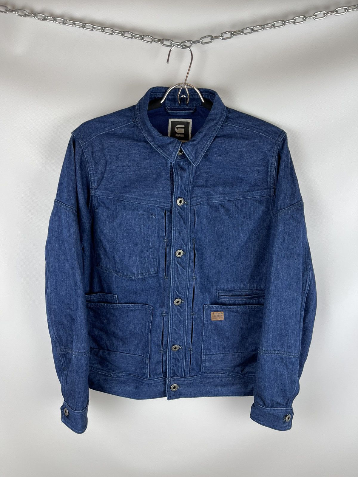 G-Star G-Star Raw denim faeroes tailor jeans jacket slim fit Size US L / EU 52-54 / 3 - 1 Thumbnail