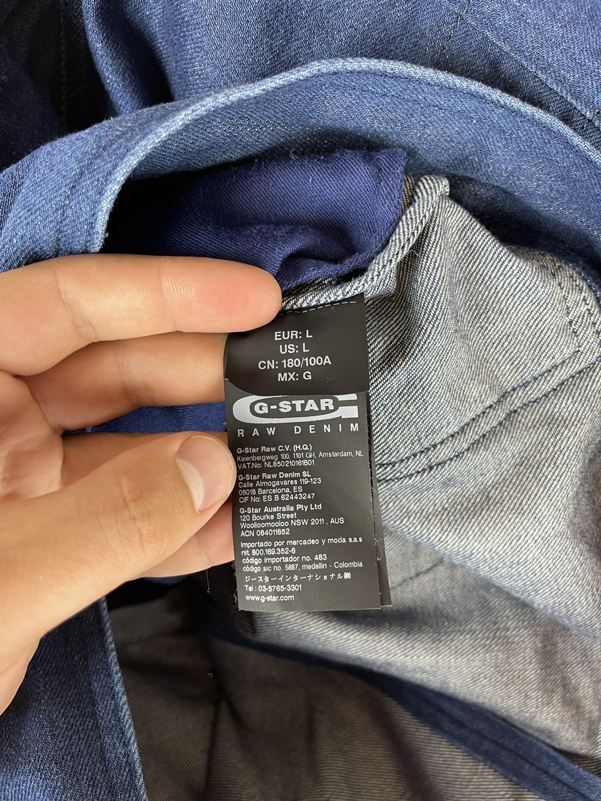 G-Star G-Star Raw denim faeroes tailor jeans jacket slim fit Size US L / EU 52-54 / 3 - 11 Thumbnail