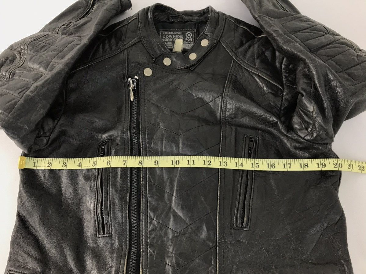 Vintage Born Free New York London Suede Cow Hide Bikers Punk Jacket Size US S / EU 44-46 / 1 - 9 Thumbnail