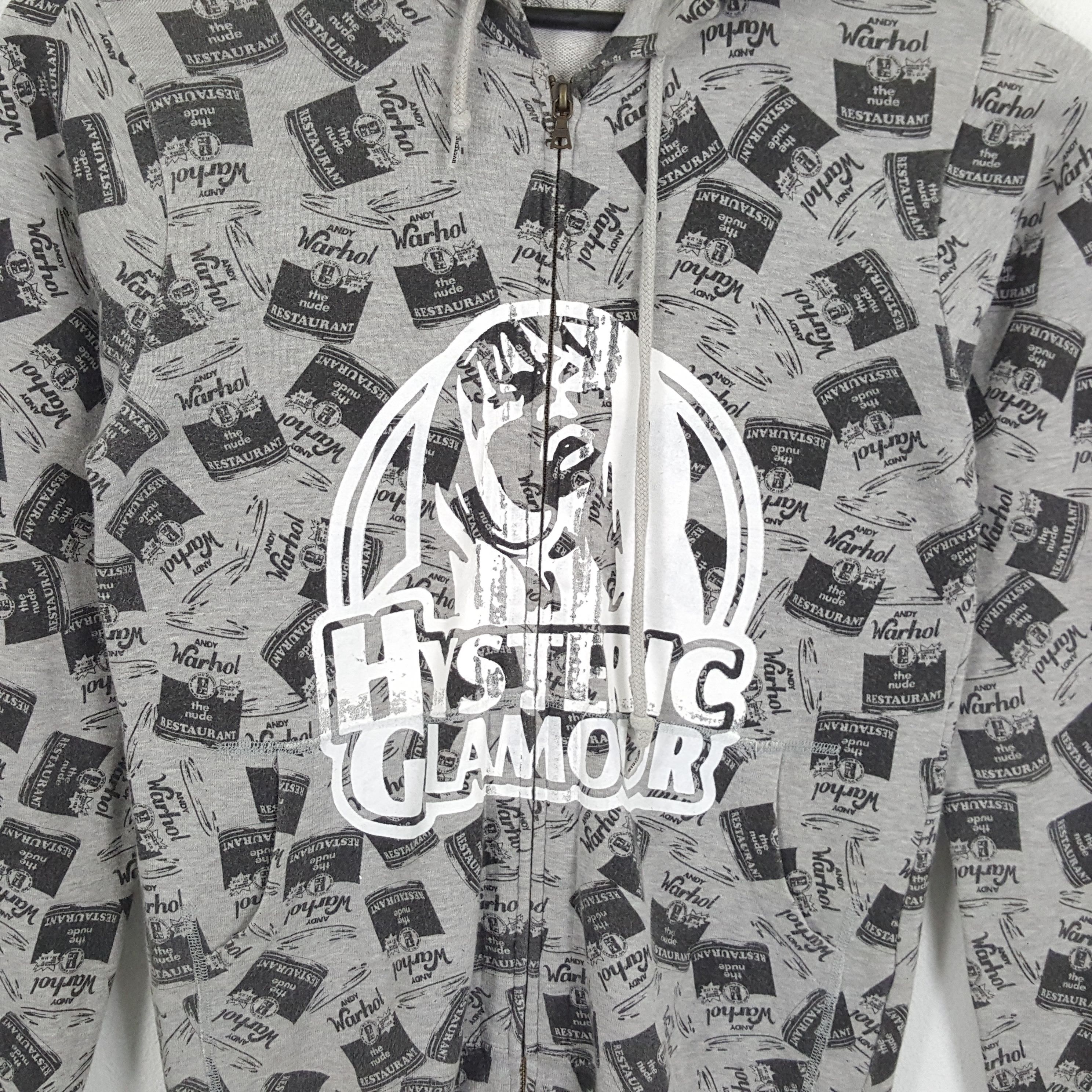 Andy Warhol × Hysteric Glamour × Vintage HYSTERIC GLAMOUR X ANDY WARHOL Custom Zipper Hoodies Size US S / EU 44-46 / 1 - 2 Thumbnail