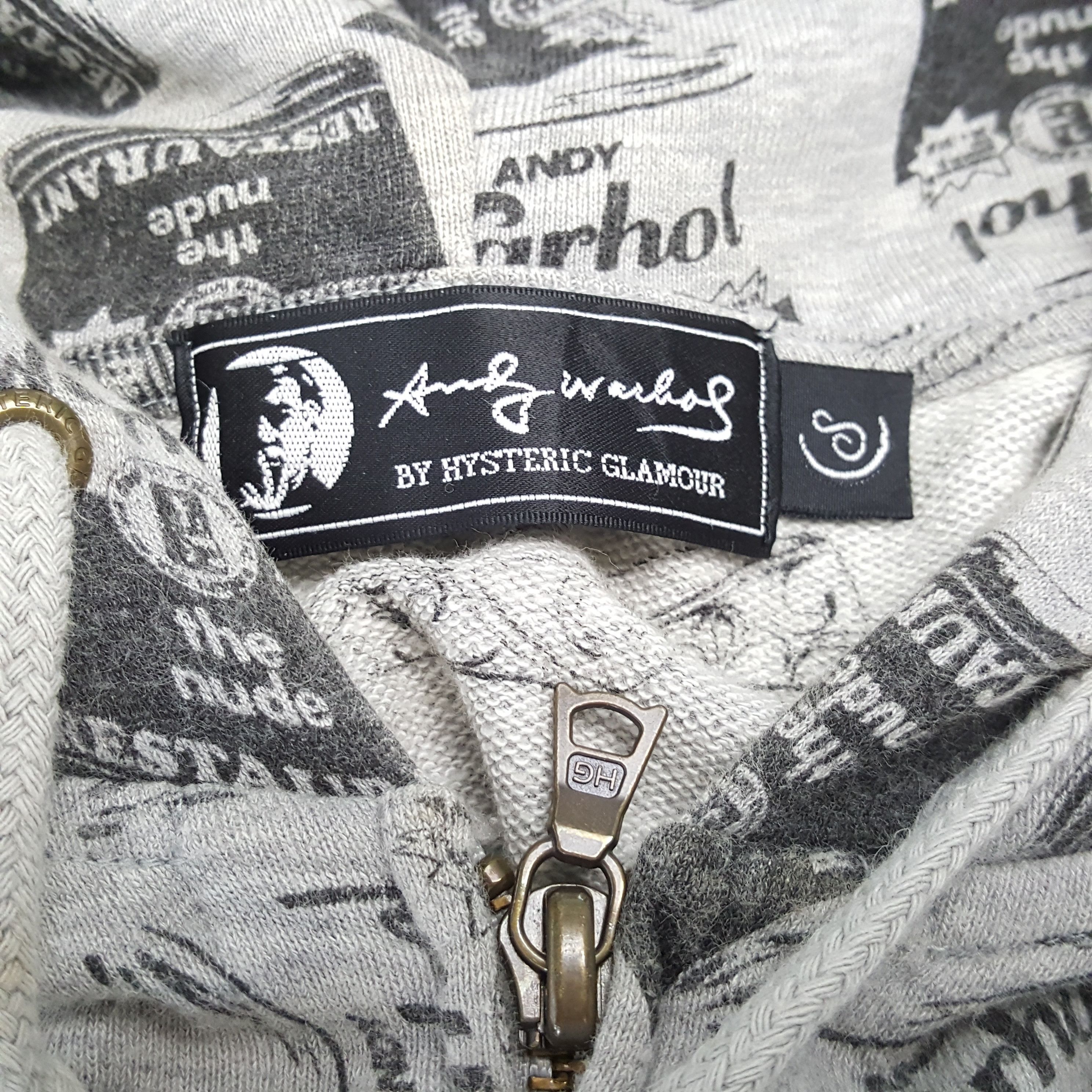 Andy Warhol × Hysteric Glamour × Vintage HYSTERIC GLAMOUR X ANDY WARHOL Custom Zipper Hoodies Size US S / EU 44-46 / 1 - 9 Thumbnail