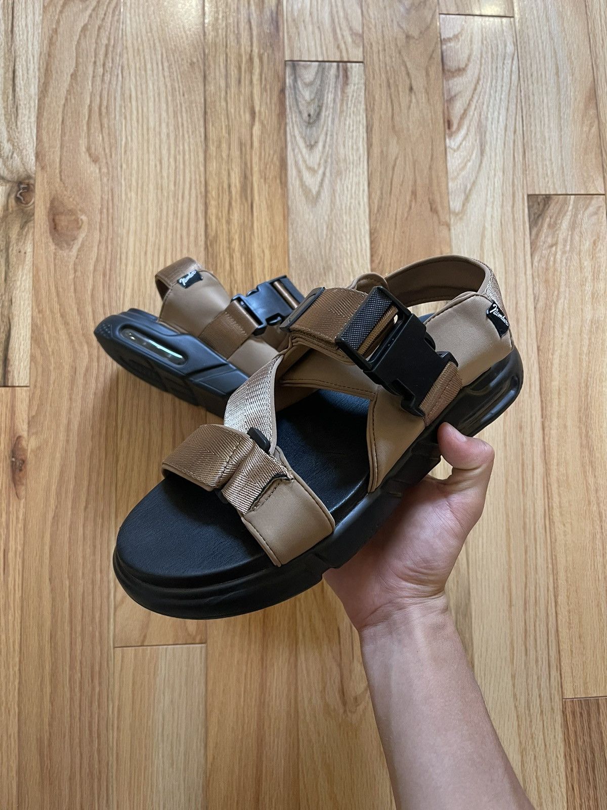 Number (N)ine Number (N)ine Cargo Strap Brown/Black Sandals Size US 8 / EU 41 - 2 Thumbnail