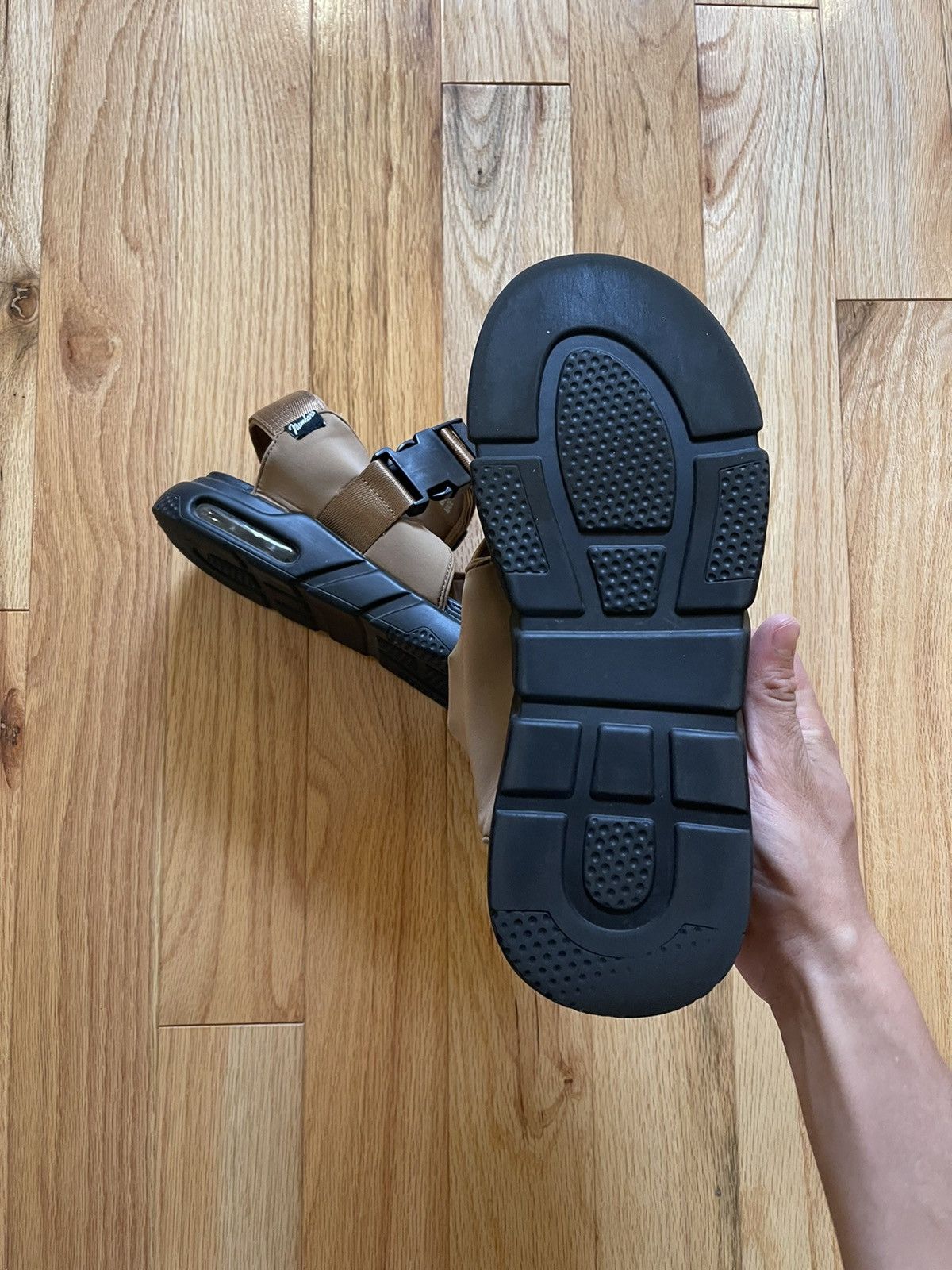 Number (N)ine Number (N)ine Cargo Strap Brown/Black Sandals Size US 8 / EU 41 - 5 Thumbnail