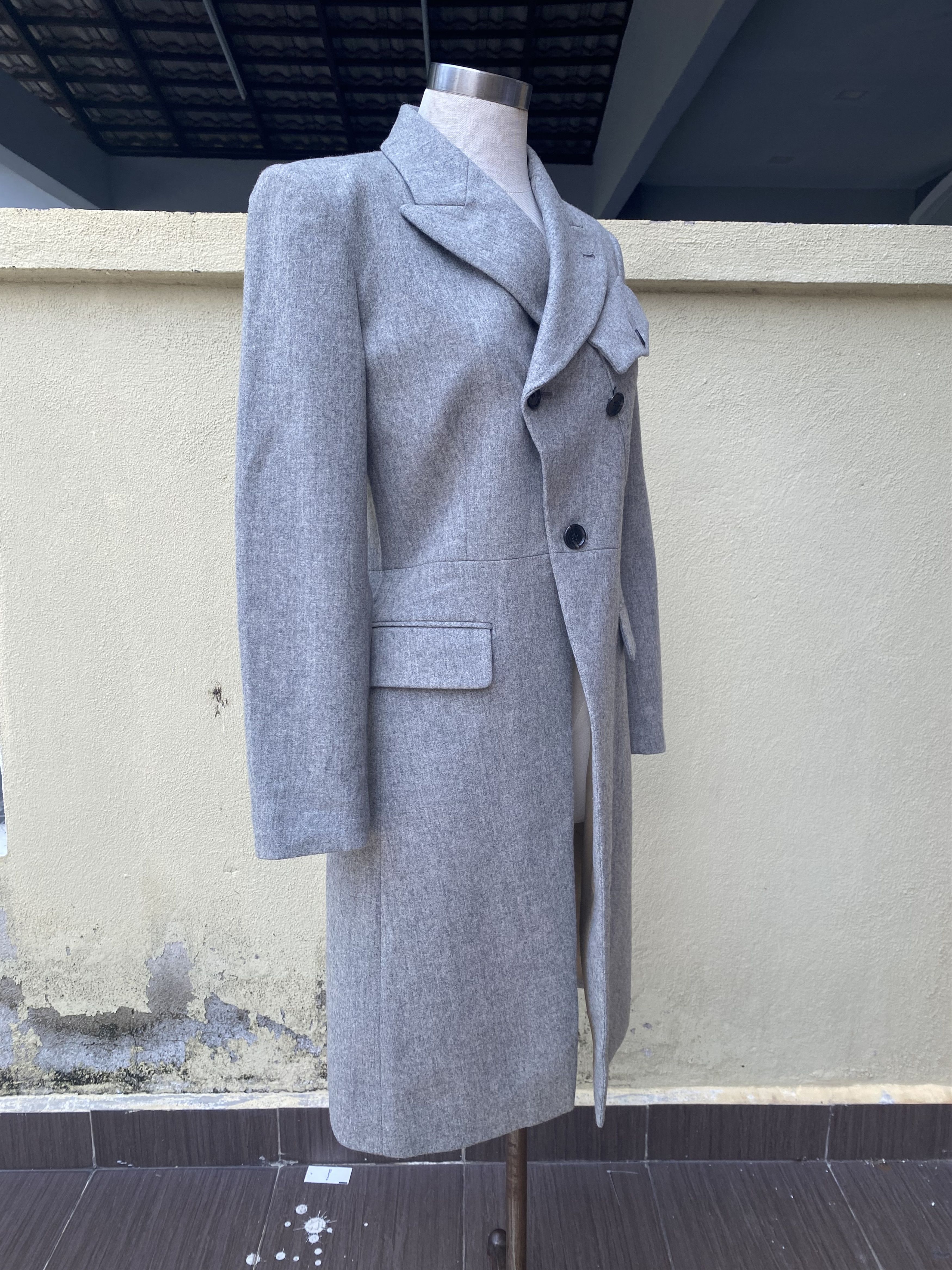 Jean Paul Gaultier vintage grey coat Size S / US 4 / IT 40 - 8 Thumbnail