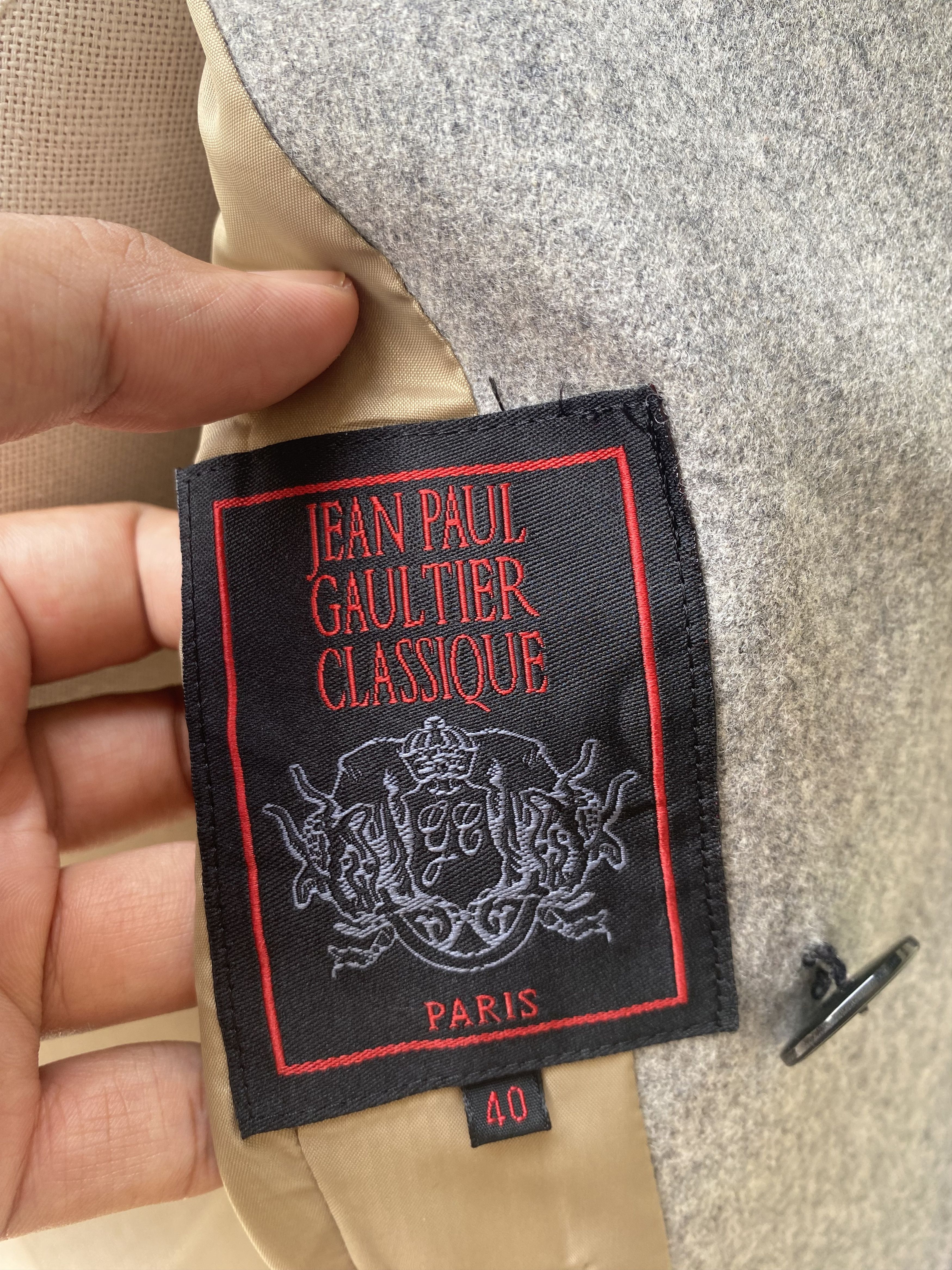 Jean Paul Gaultier vintage grey coat Size S / US 4 / IT 40 - 11 Thumbnail