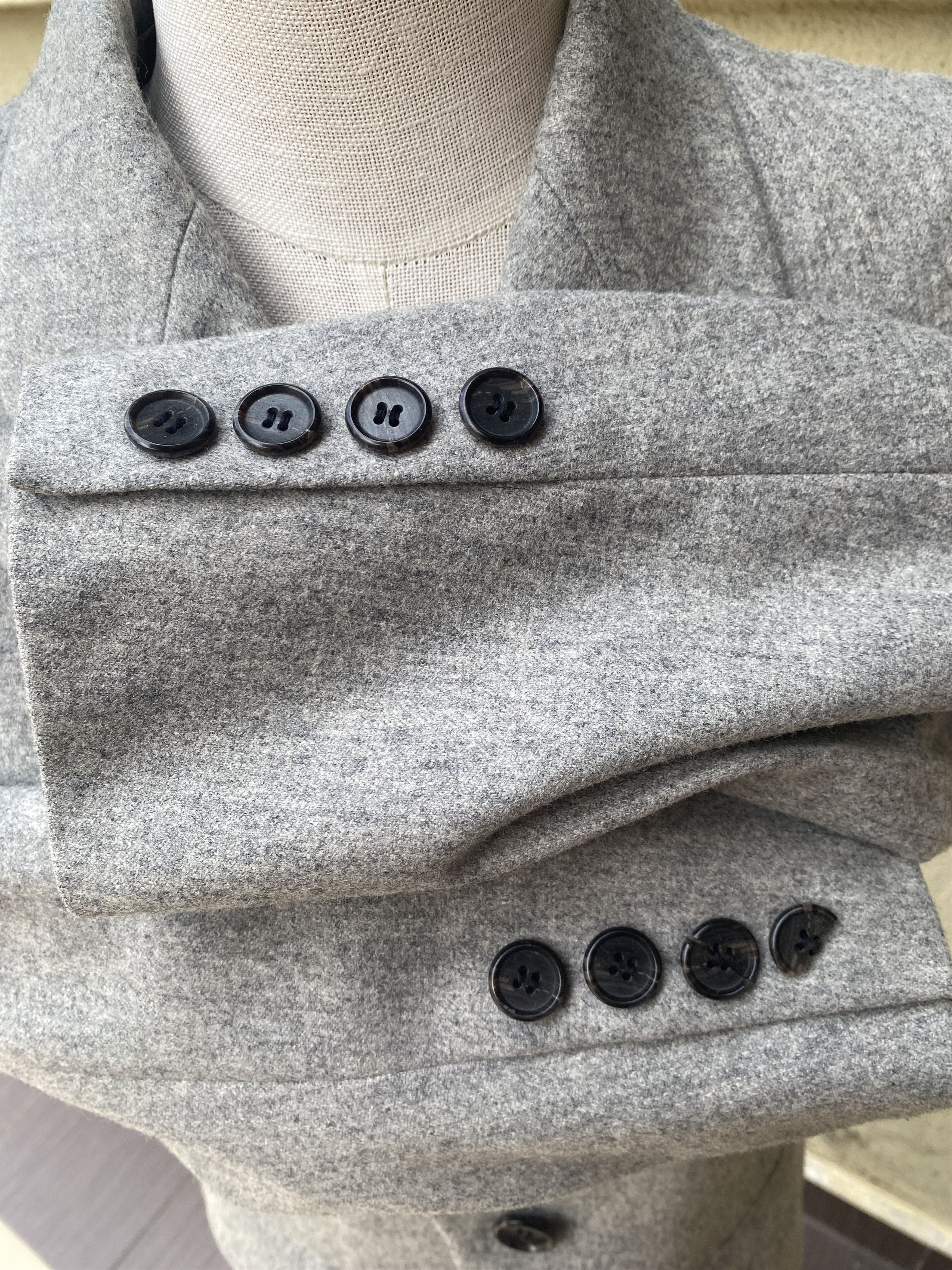 Jean Paul Gaultier vintage grey coat Size S / US 4 / IT 40 - 10 Thumbnail