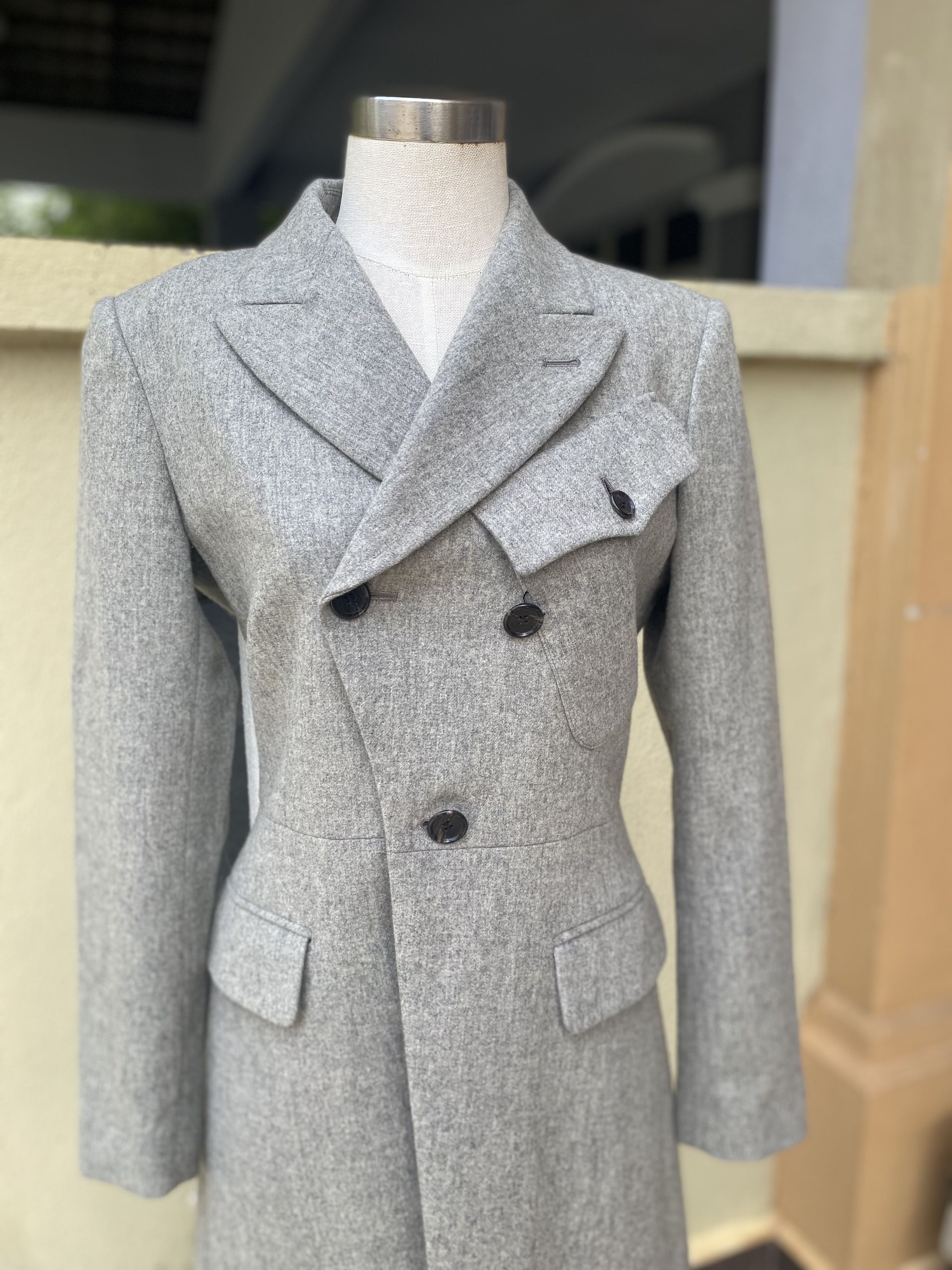 Jean Paul Gaultier vintage grey coat Size S / US 4 / IT 40 - 2 Thumbnail