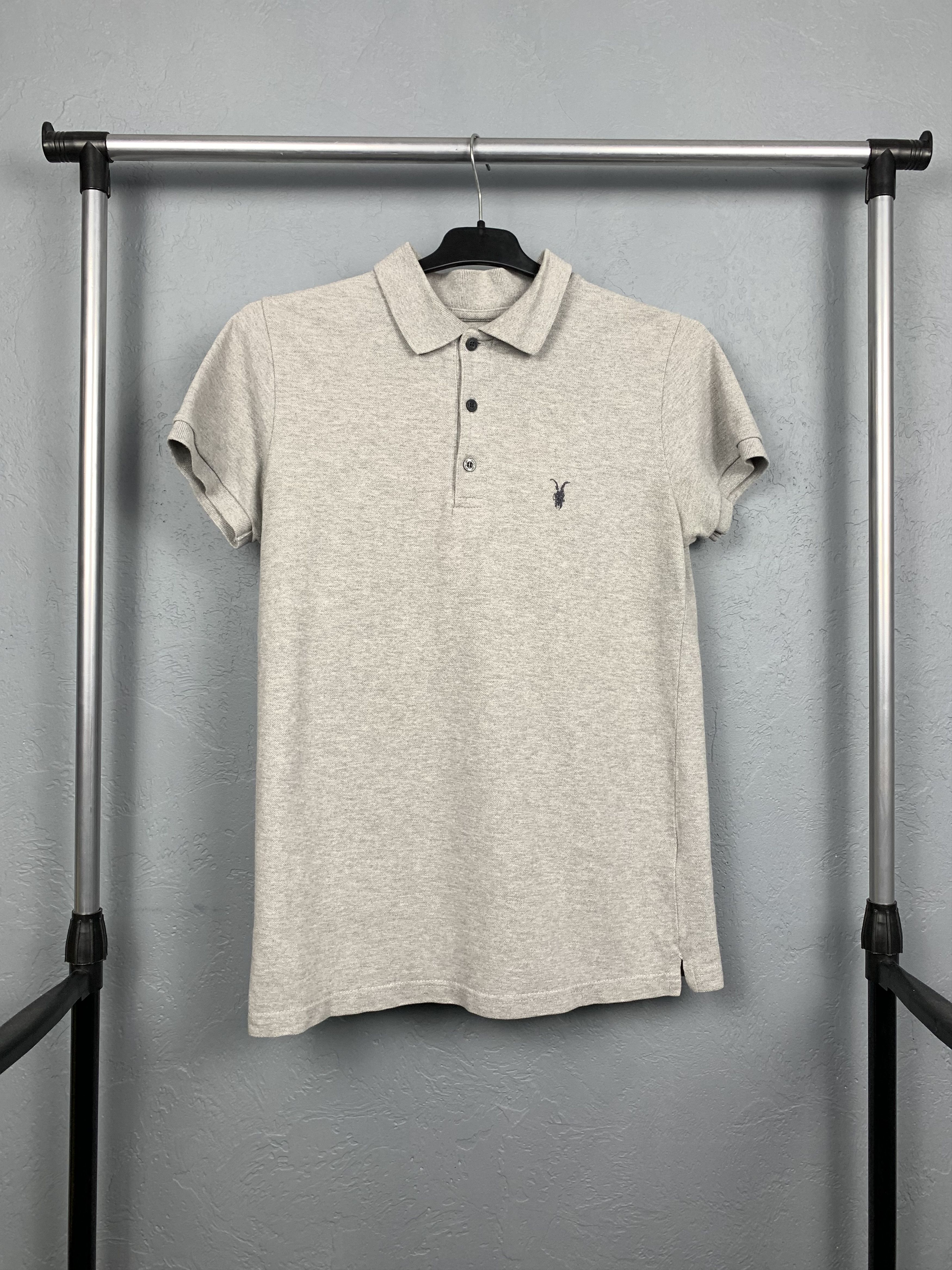 Allsaints All Saints Grey Mens Polo Shirt Size US S / EU 44-46 / 1 - 1 Thumbnail