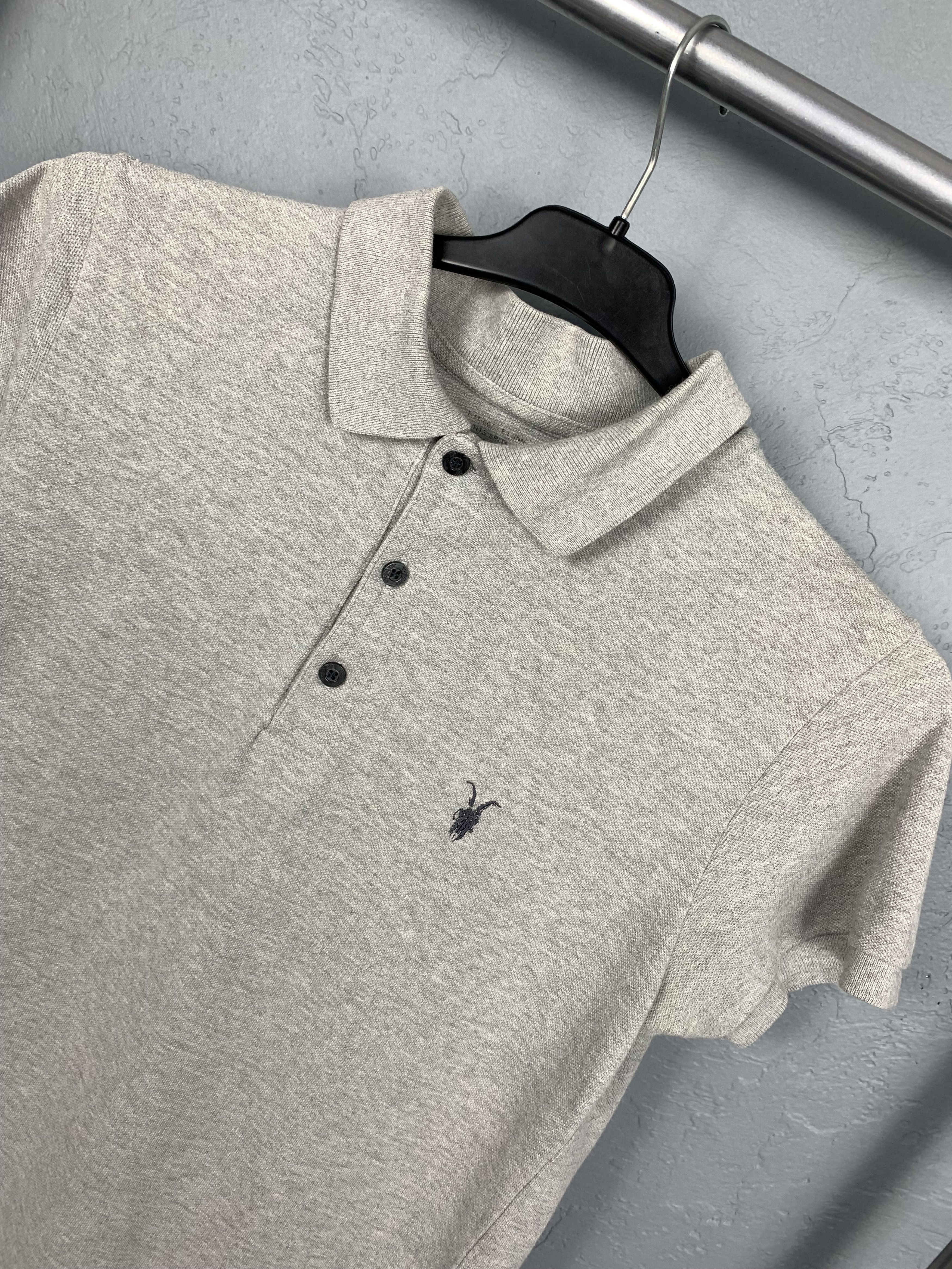 Allsaints All Saints Grey Mens Polo Shirt Size US S / EU 44-46 / 1 - 2 Thumbnail