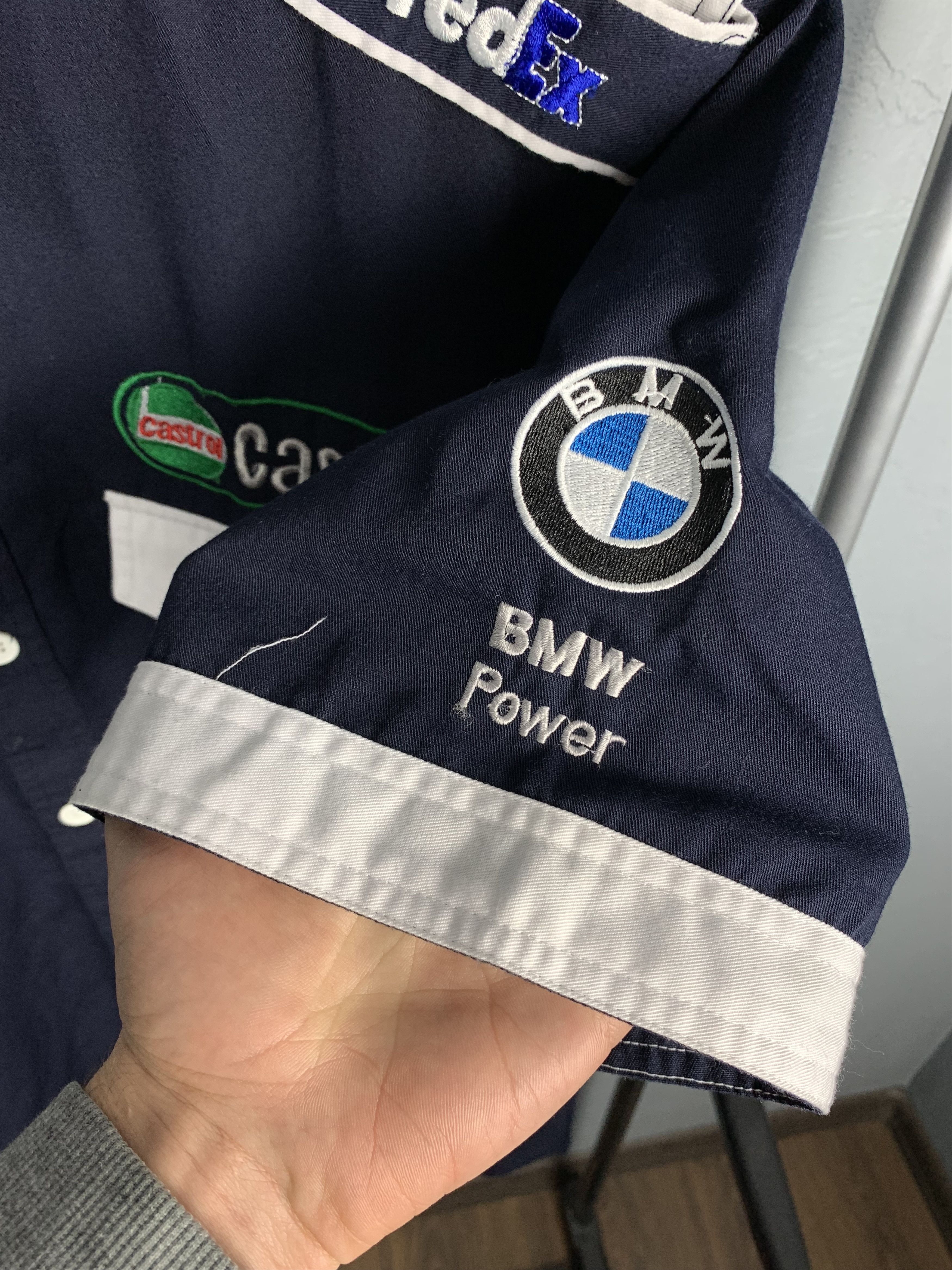 BMW × Vintage BMW William F1 Team Short Sleeve Shirt Size US XL / EU 56 / 4 - 5 Thumbnail