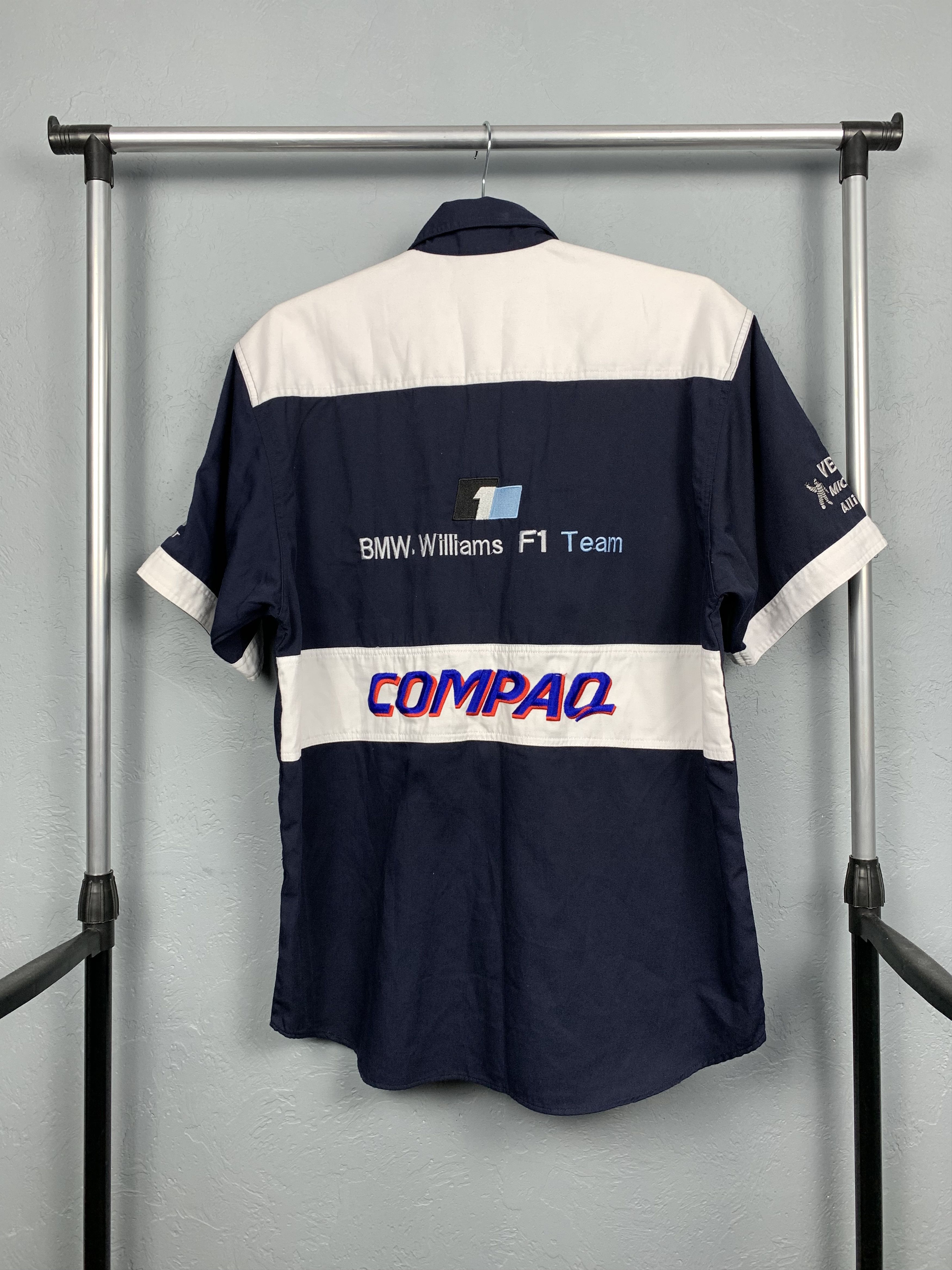 BMW × Vintage BMW William F1 Team Short Sleeve Shirt Size US XL / EU 56 / 4 - 8 Thumbnail