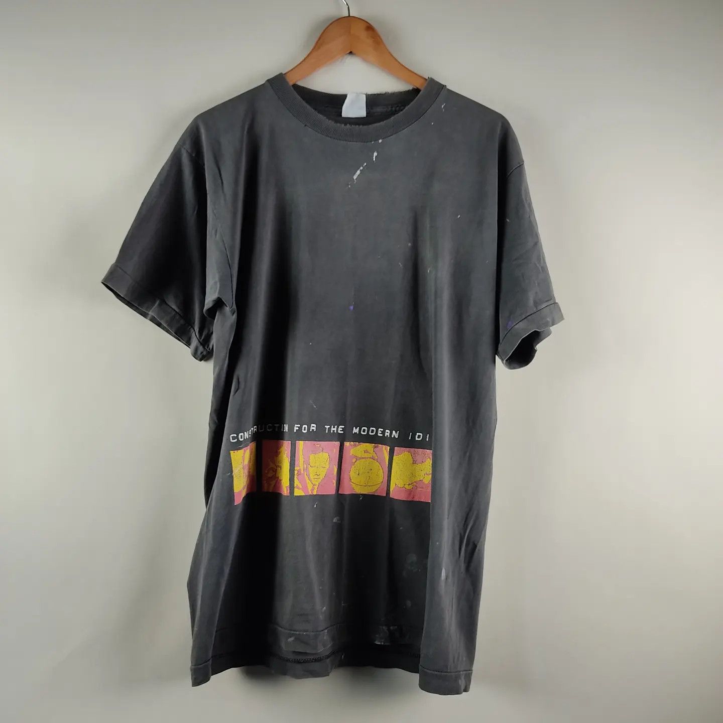 Band Tees × Vintage 90s The Wonder Stuff Construction of the modern idiot Size US XL / EU 56 / 4 - 1 Thumbnail