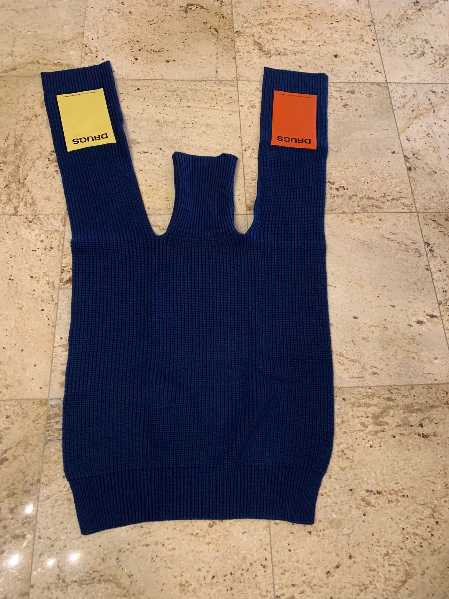 Raf Simons TO Turtleneck Single Panel With Patches Size ONE SIZE - 7 Thumbnail