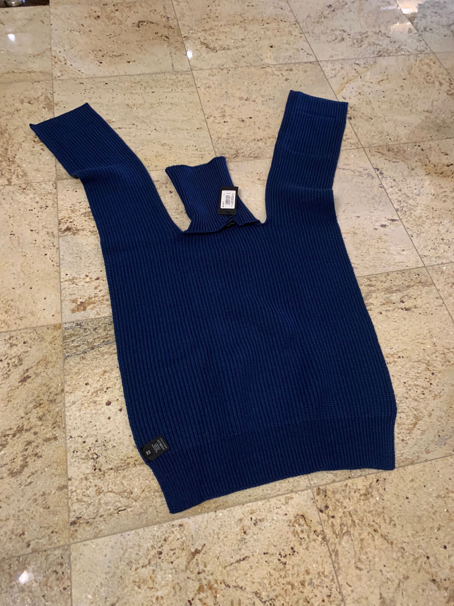 Raf Simons TO Turtleneck Single Panel With Patches Size ONE SIZE - 6 Thumbnail