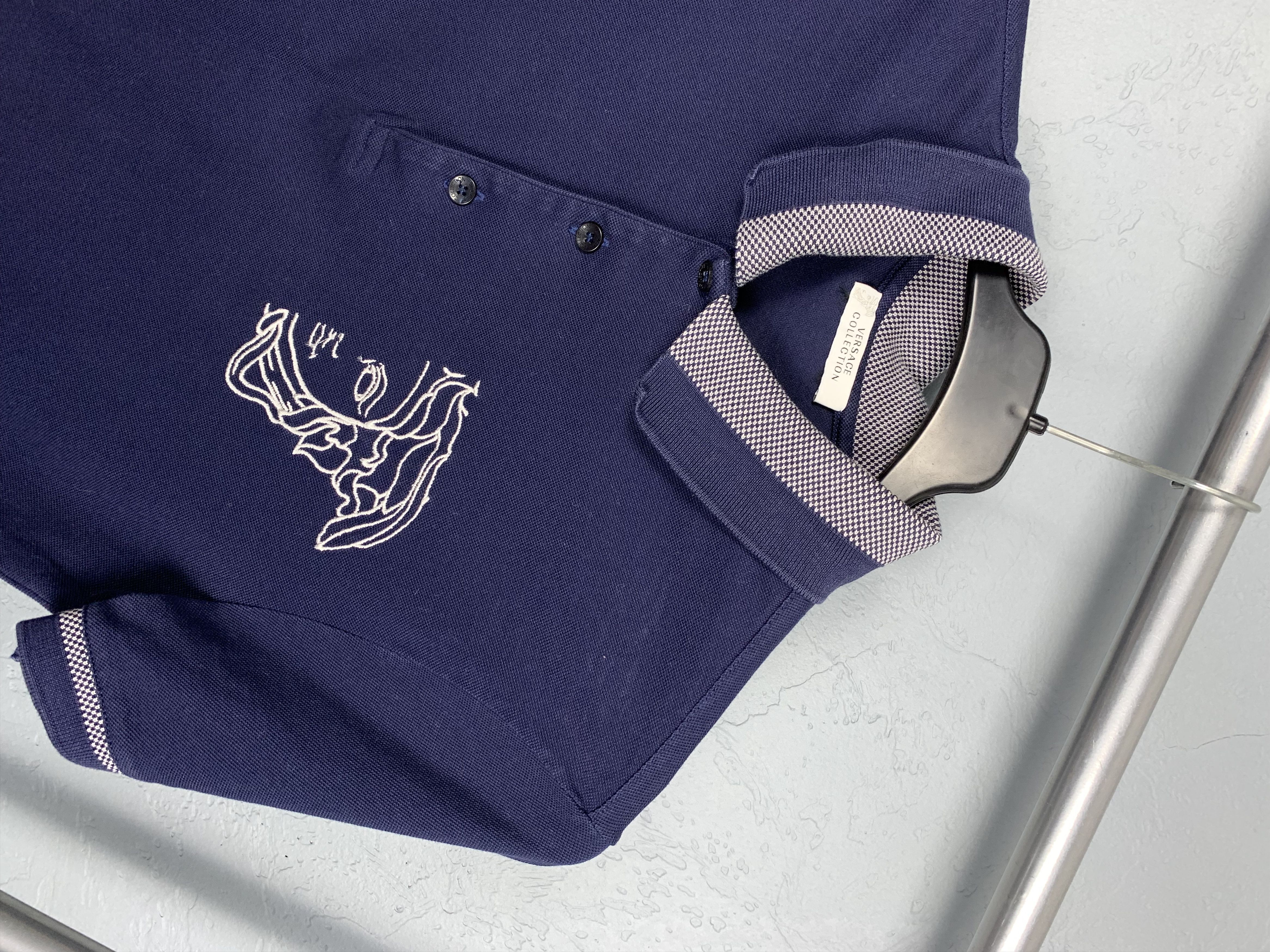 Versace × Versace Jeans Couture × Versus Versace Versace Medusa Logo Polo Shirt Size US XS / EU 42 / 0 - 2 Thumbnail