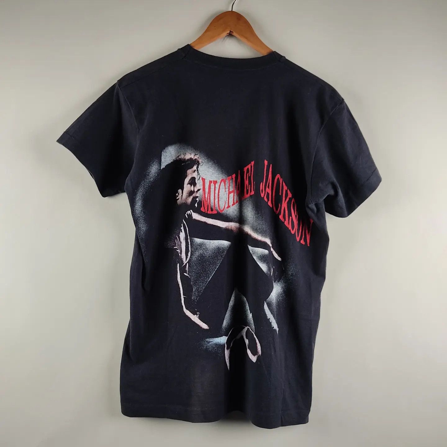 Band Tees × Michael Jackson × Vintage 1992 Michael Jackson Dangerous all over Print Size US L / EU 52-54 / 3 - 4 Thumbnail