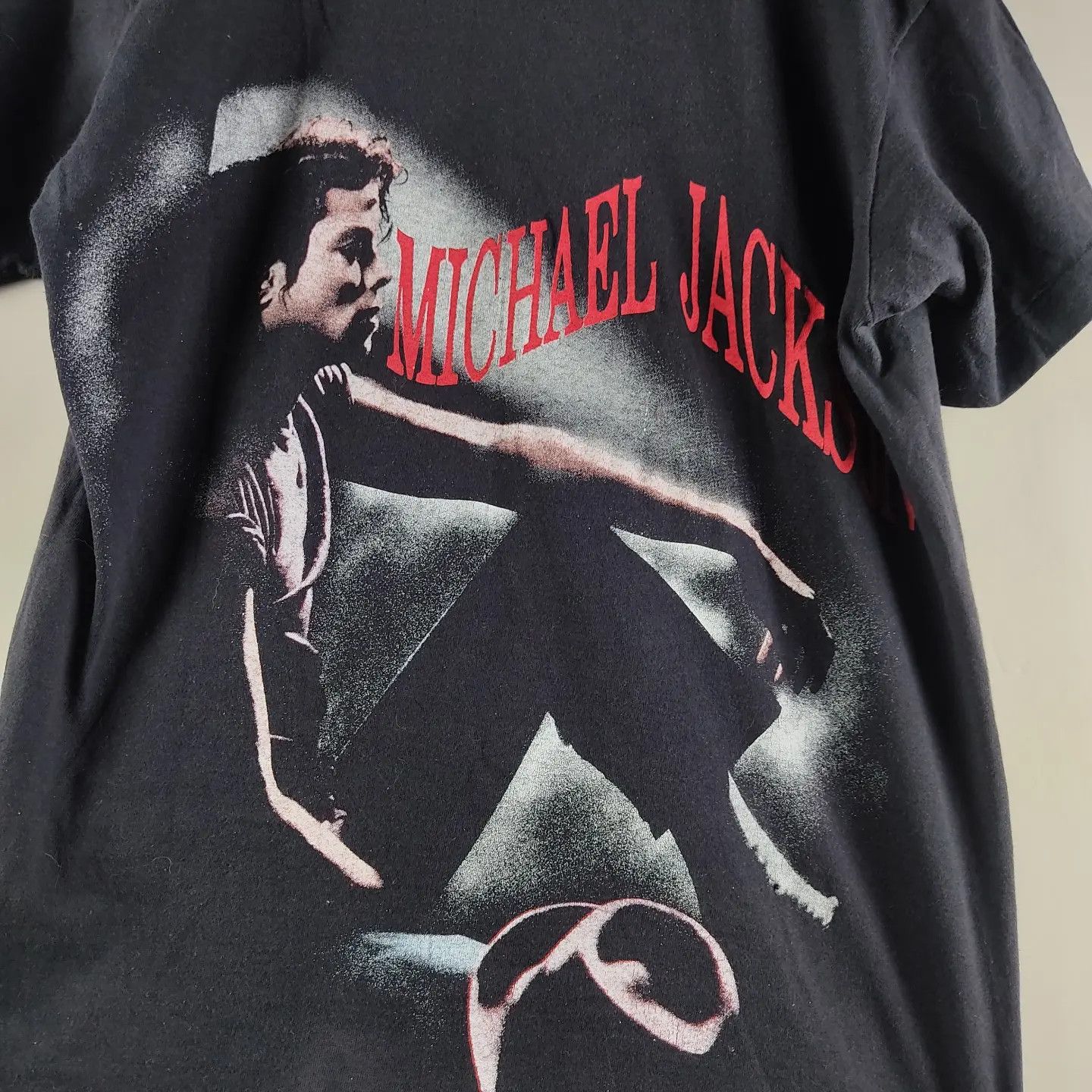 Band Tees × Michael Jackson × Vintage 1992 Michael Jackson Dangerous all over Print Size US L / EU 52-54 / 3 - 3 Thumbnail