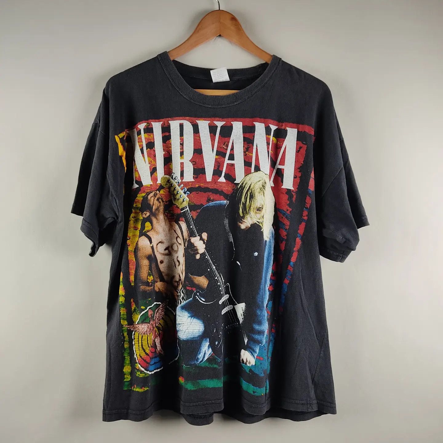 Supreme Kurt Cobain Tee Black XL Extra Large Nirvana In Hand Ships cheapest Fast