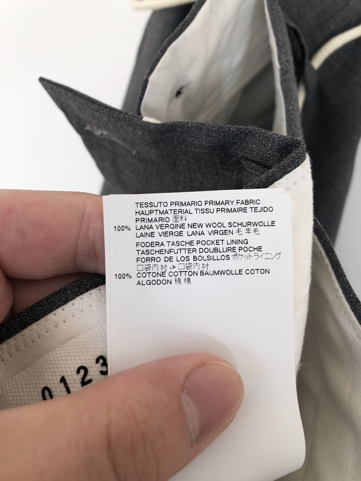 Maison Margiela grey wool cropped poplin pants with rope belt Size US 34 / EU 50 - 7 Thumbnail
