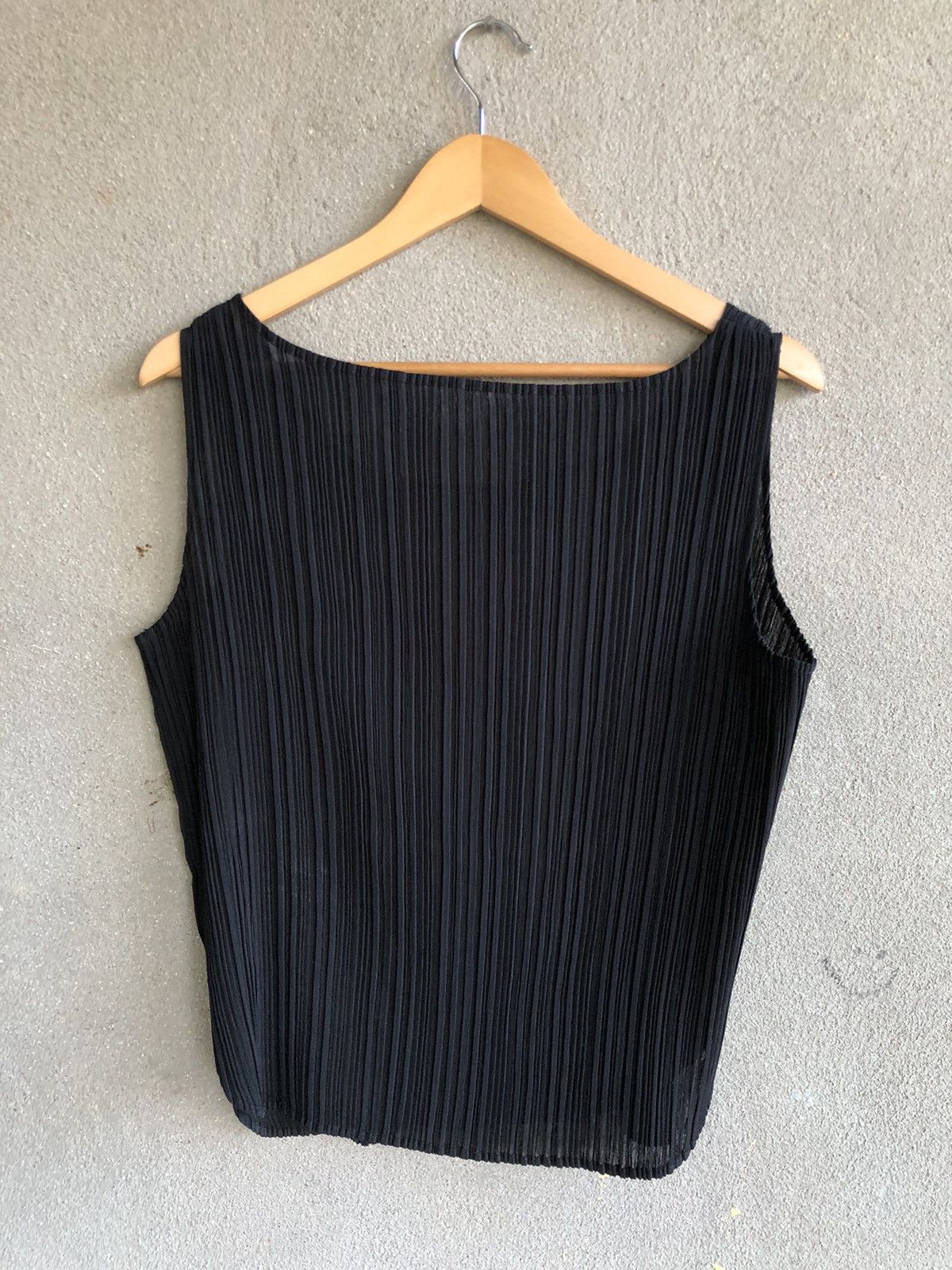 Japanese Brand Vintage PASADENA ROSE Pleated Tank Top Size M / US 6-8 / IT 42-44 - 2 Thumbnail