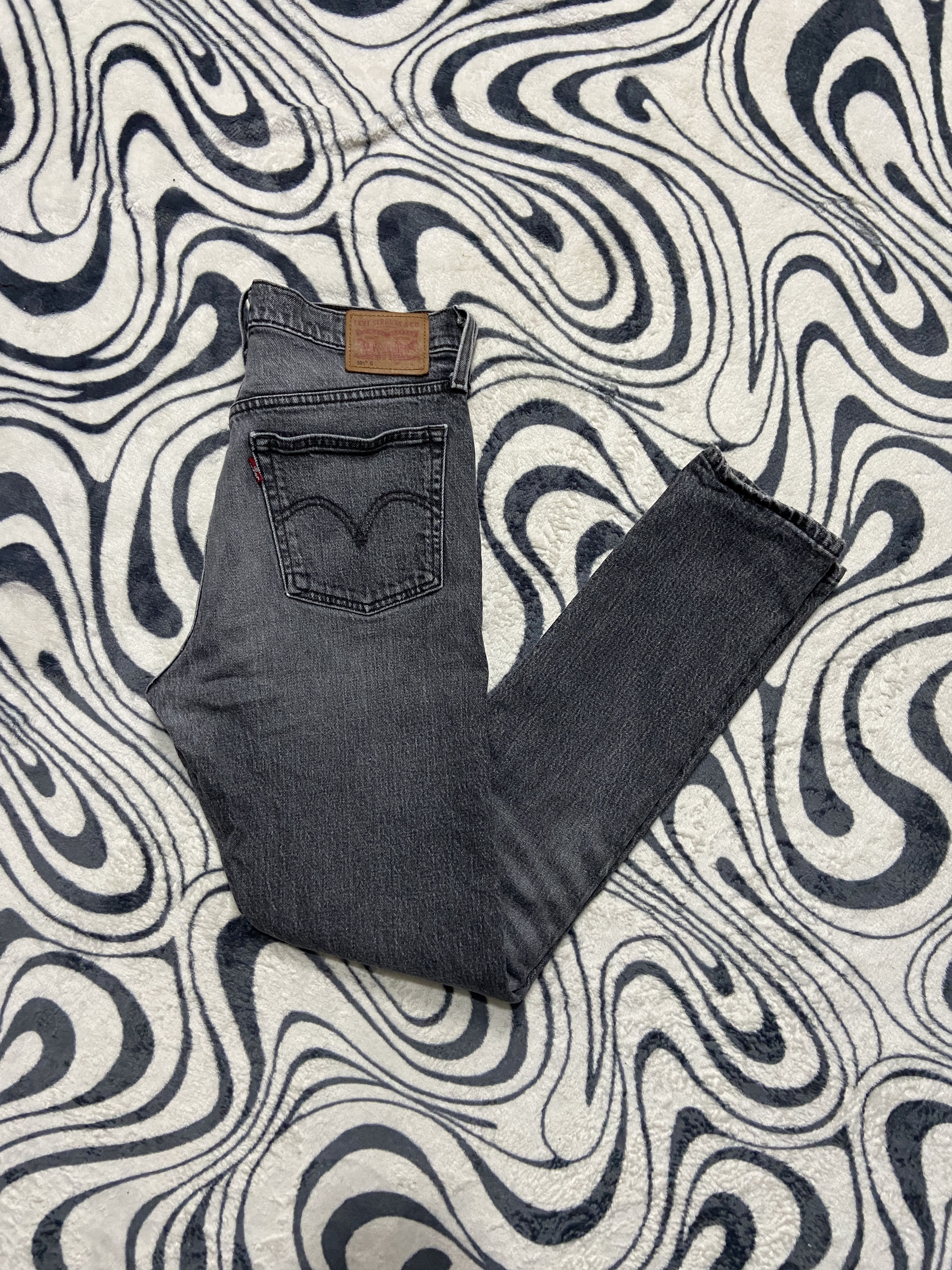 Levi's Levi's 501 Washed Denim Pants Jeans Size US 28 / EU 44 - 2 Thumbnail