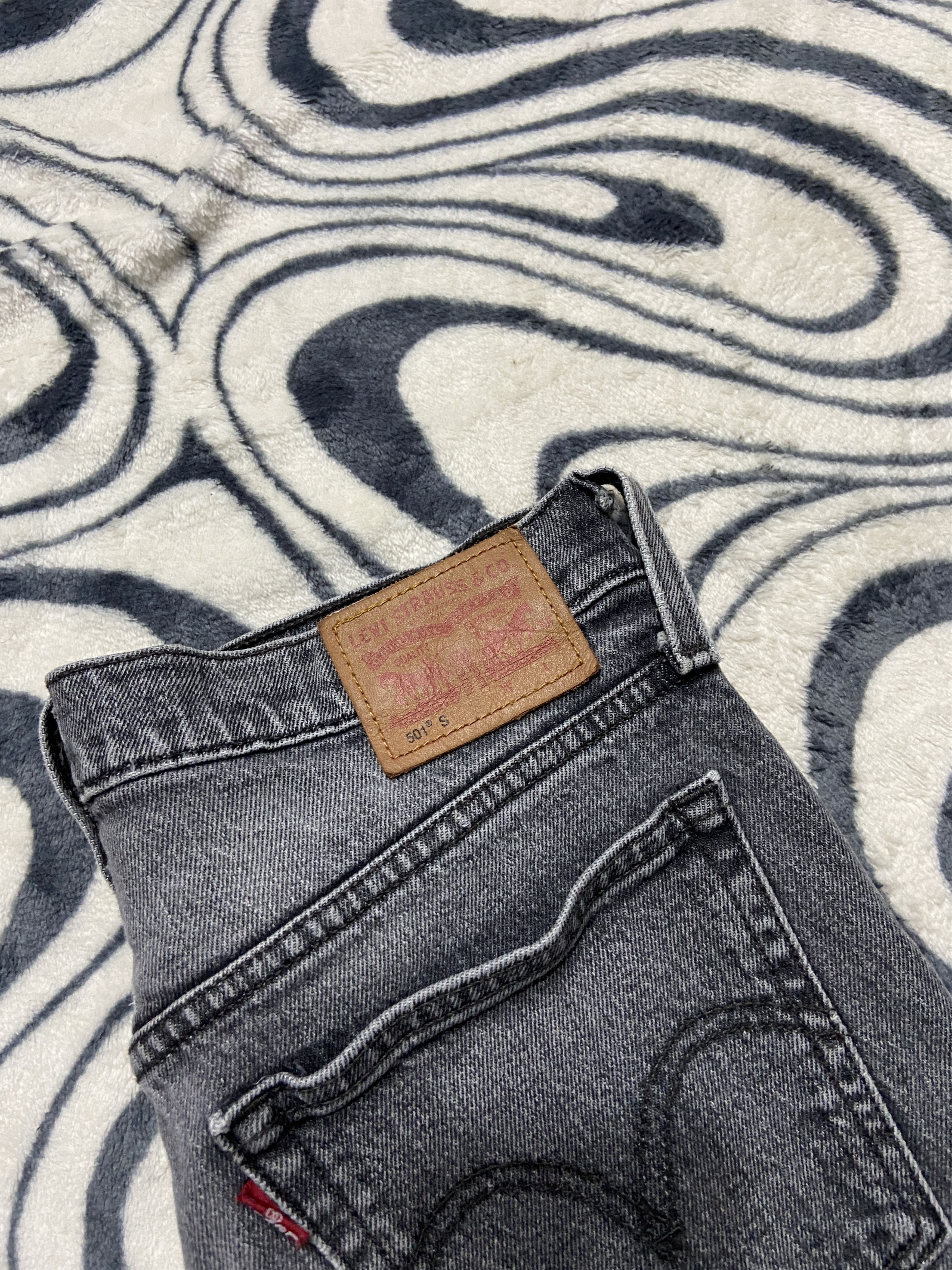 Levi's Levi's 501 Washed Denim Pants Jeans Size US 28 / EU 44 - 3 Thumbnail