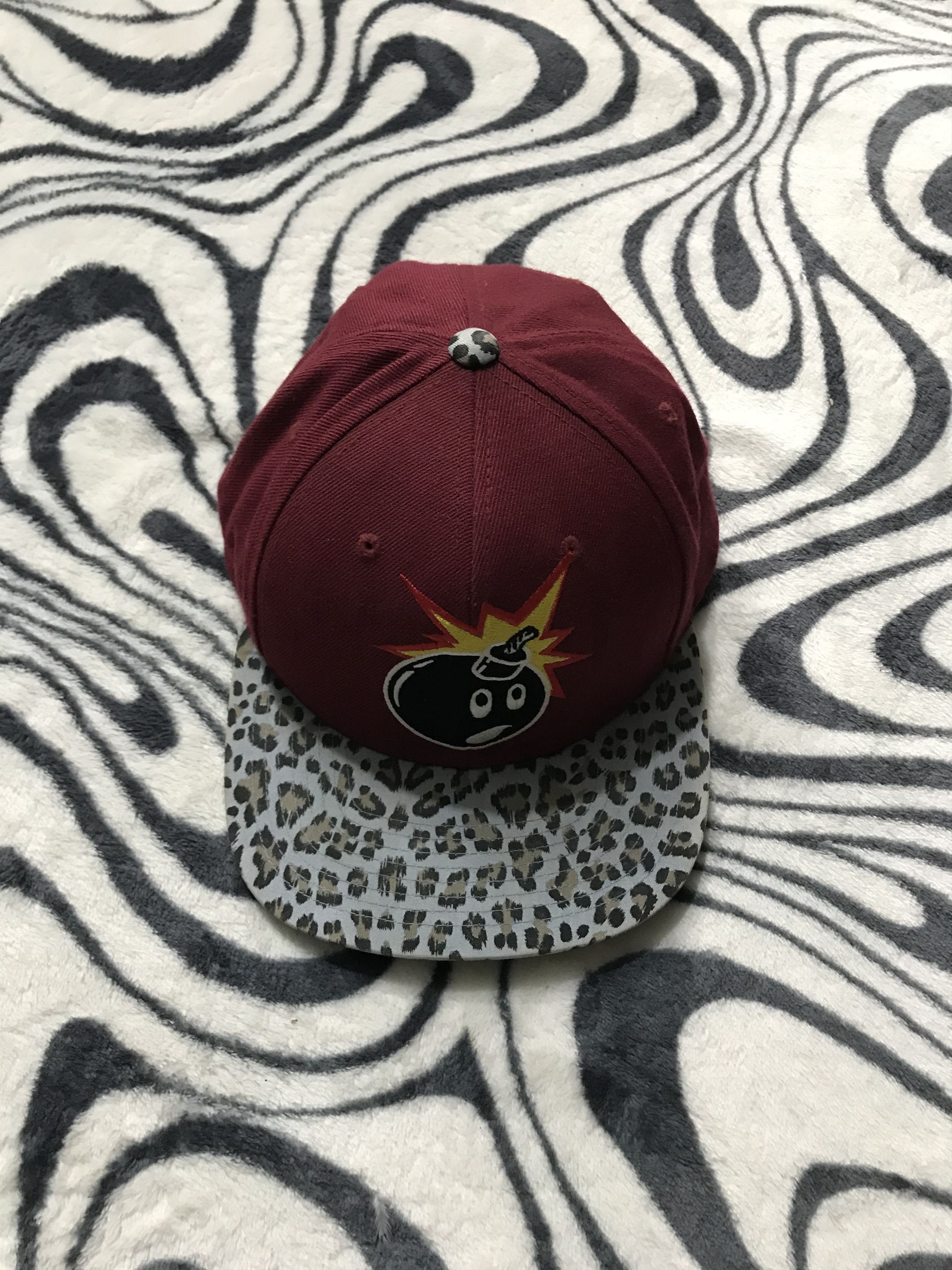 The Hundreds The Hundreds Trucker Hat Cap Snapback Burgundy Size ONE SIZE - 1 Thumbnail