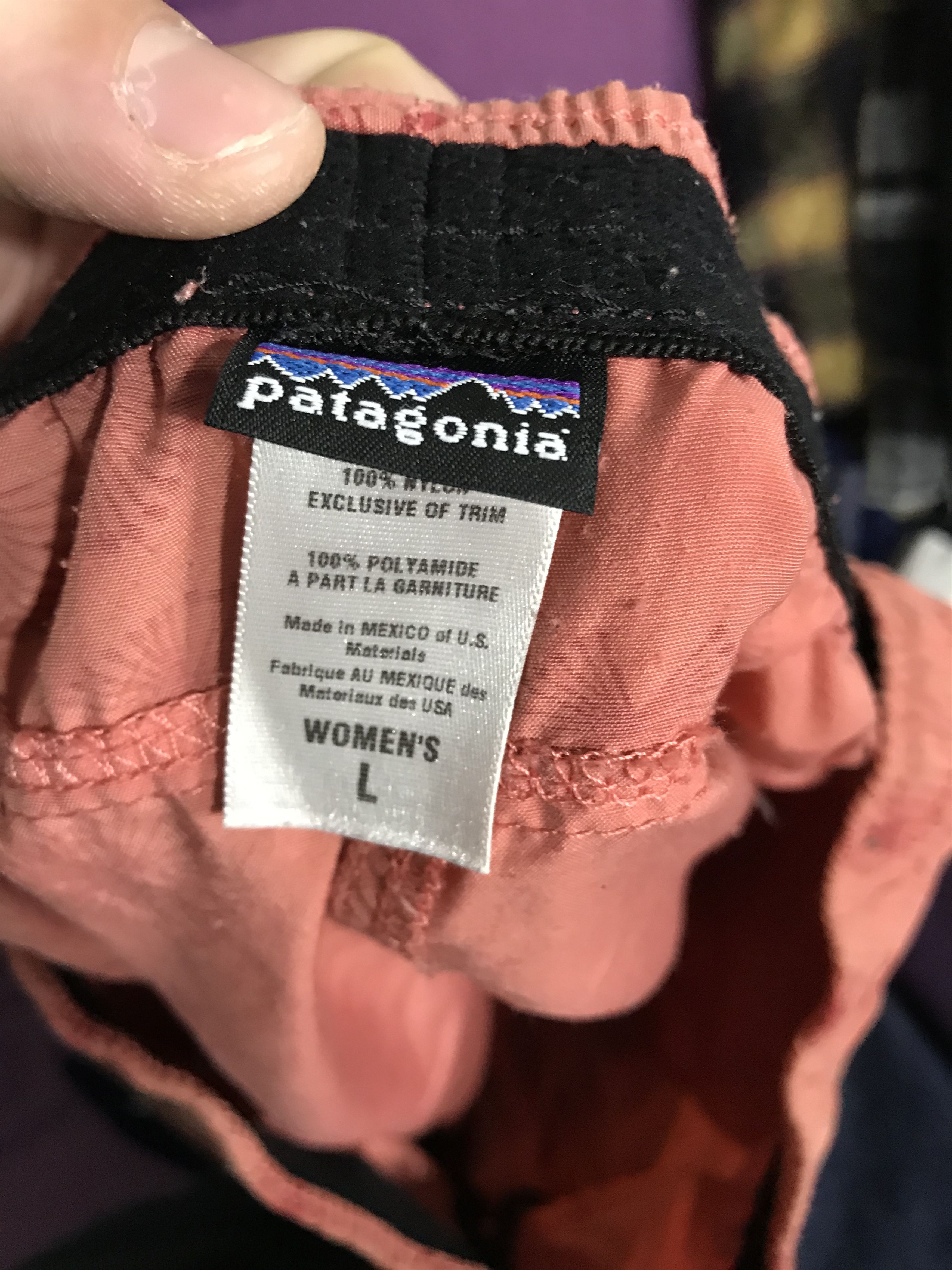 Patagonia × Vintage Patagonia WMNS Nylon Shorts Size US 34 / EU 50 - 4 Thumbnail